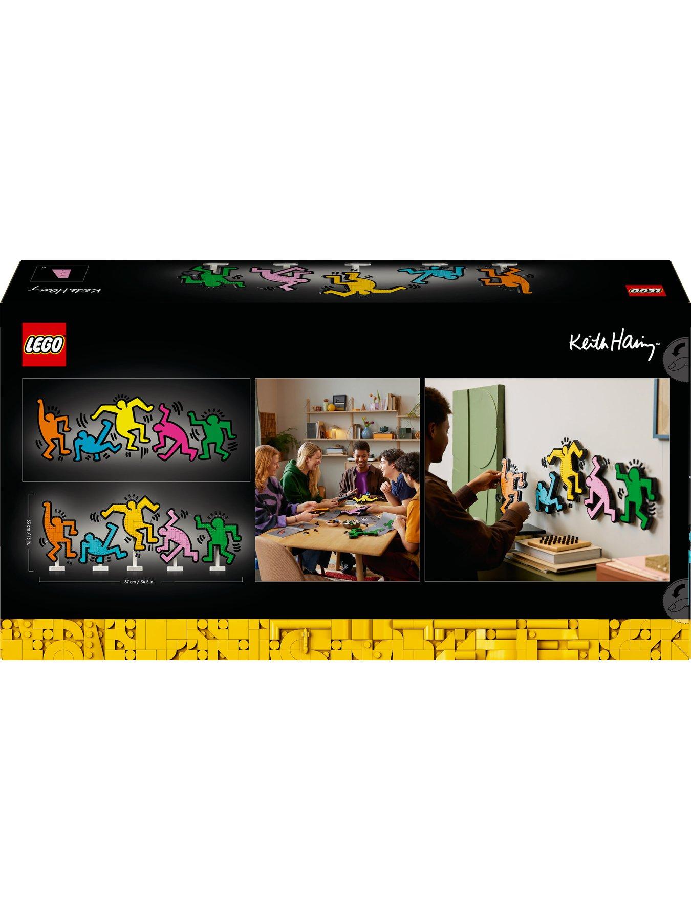 Image 7 of 8 of LEGO ART Keith Haring &ndash; Dancing Figures Living Room Decor 31216