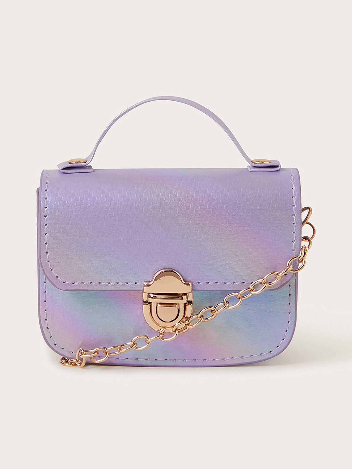 undefined Girls Mini Rainbow Satchel Bag - Multi