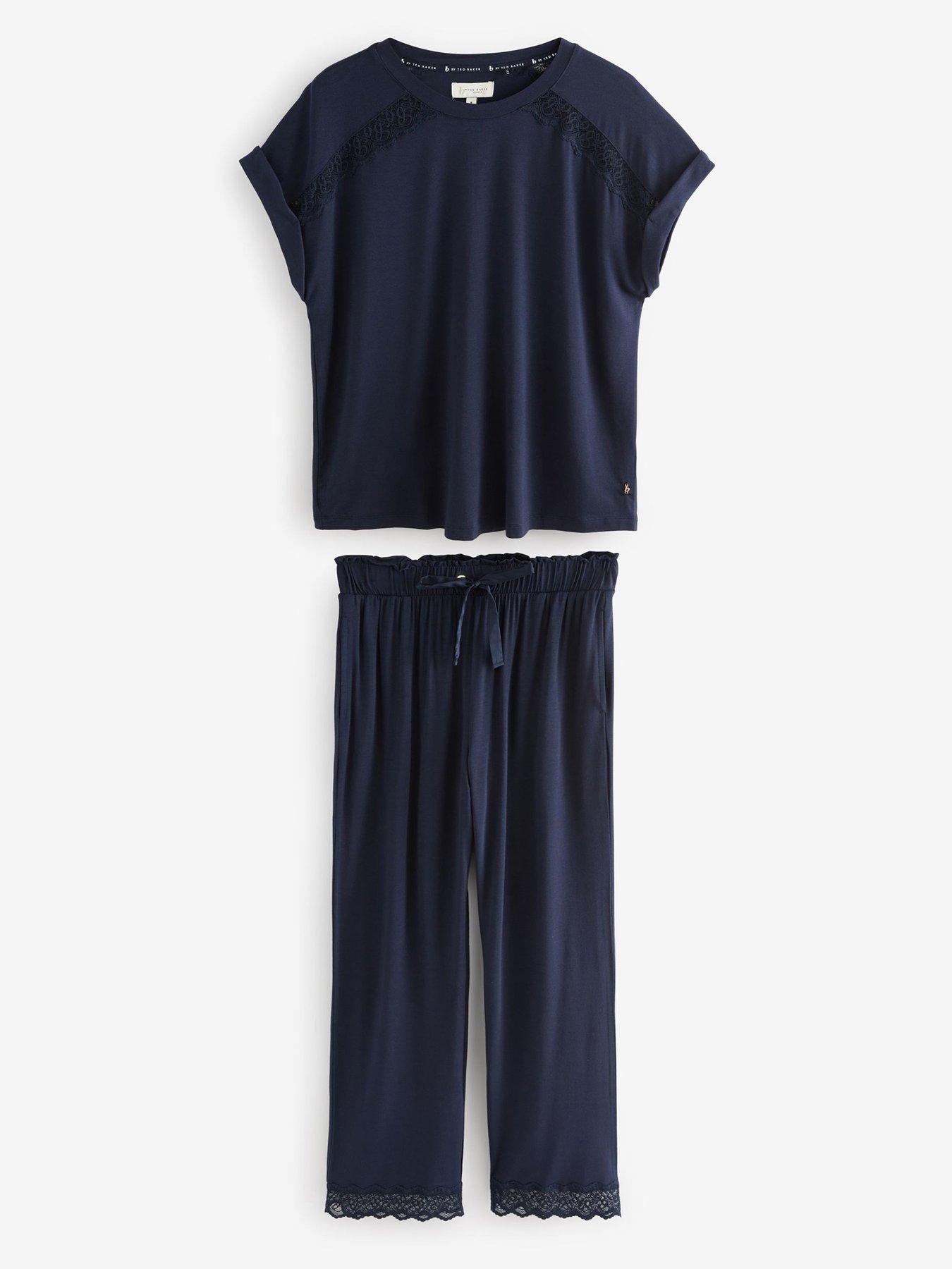 undefined Modal Pyjama Set - Navy
