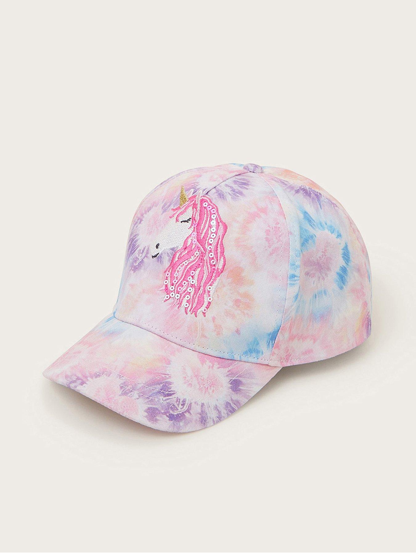 undefined Girls Unicorn Tie Dye Cap - Multi