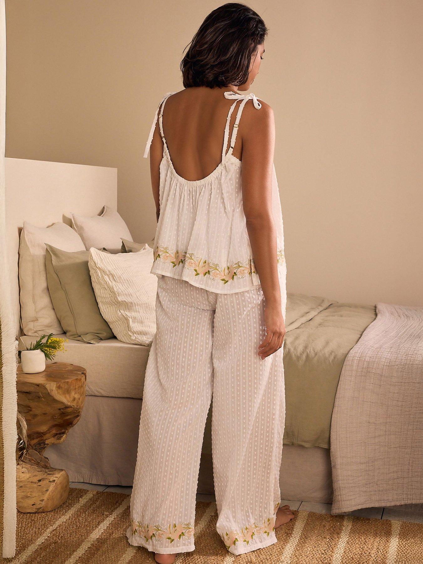 B By Ted Baker Floral Cami Pyjama Set White Very