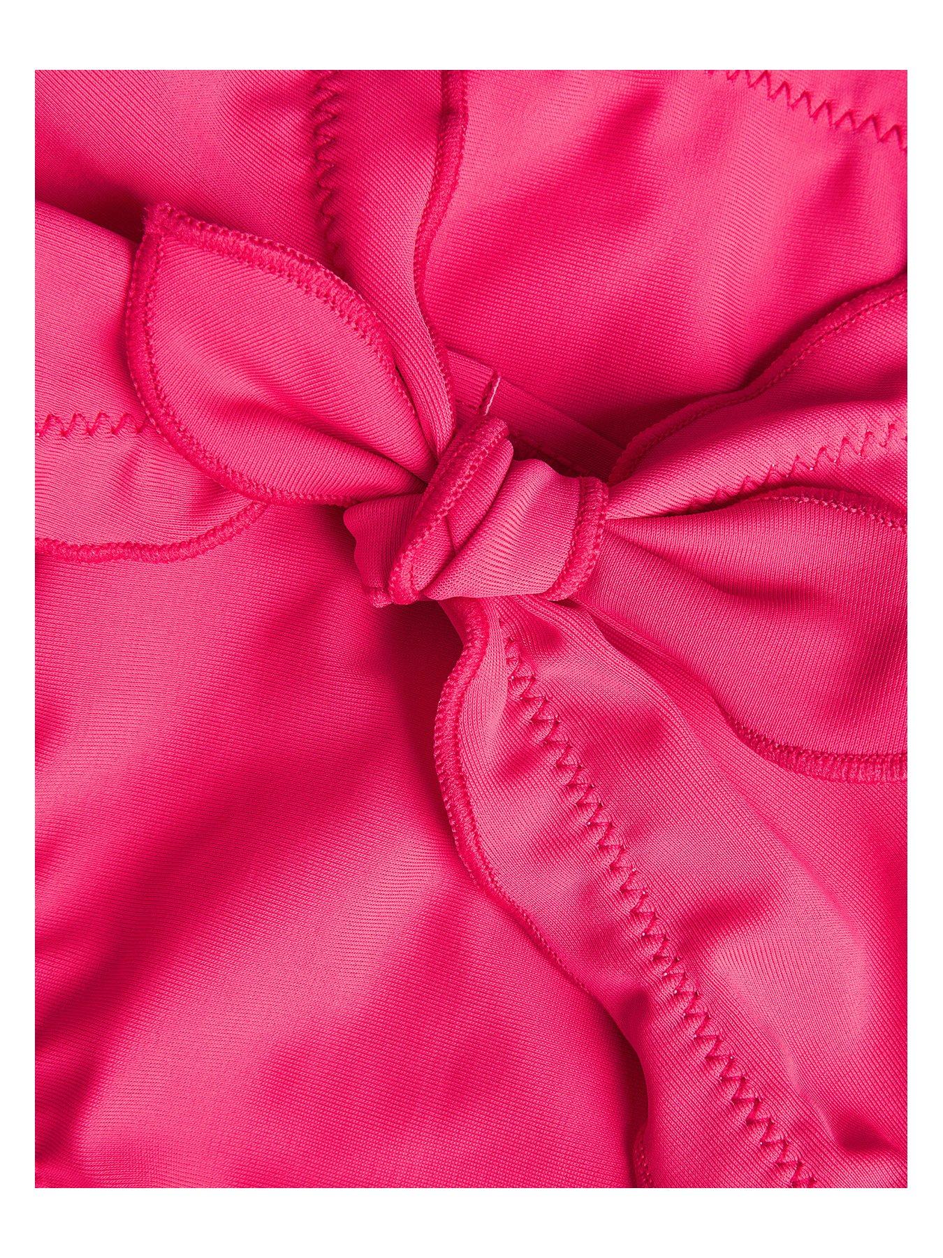 Image 3 of 3 of Monsoon Girls Frill Bikini Set &nbsp;- Pink