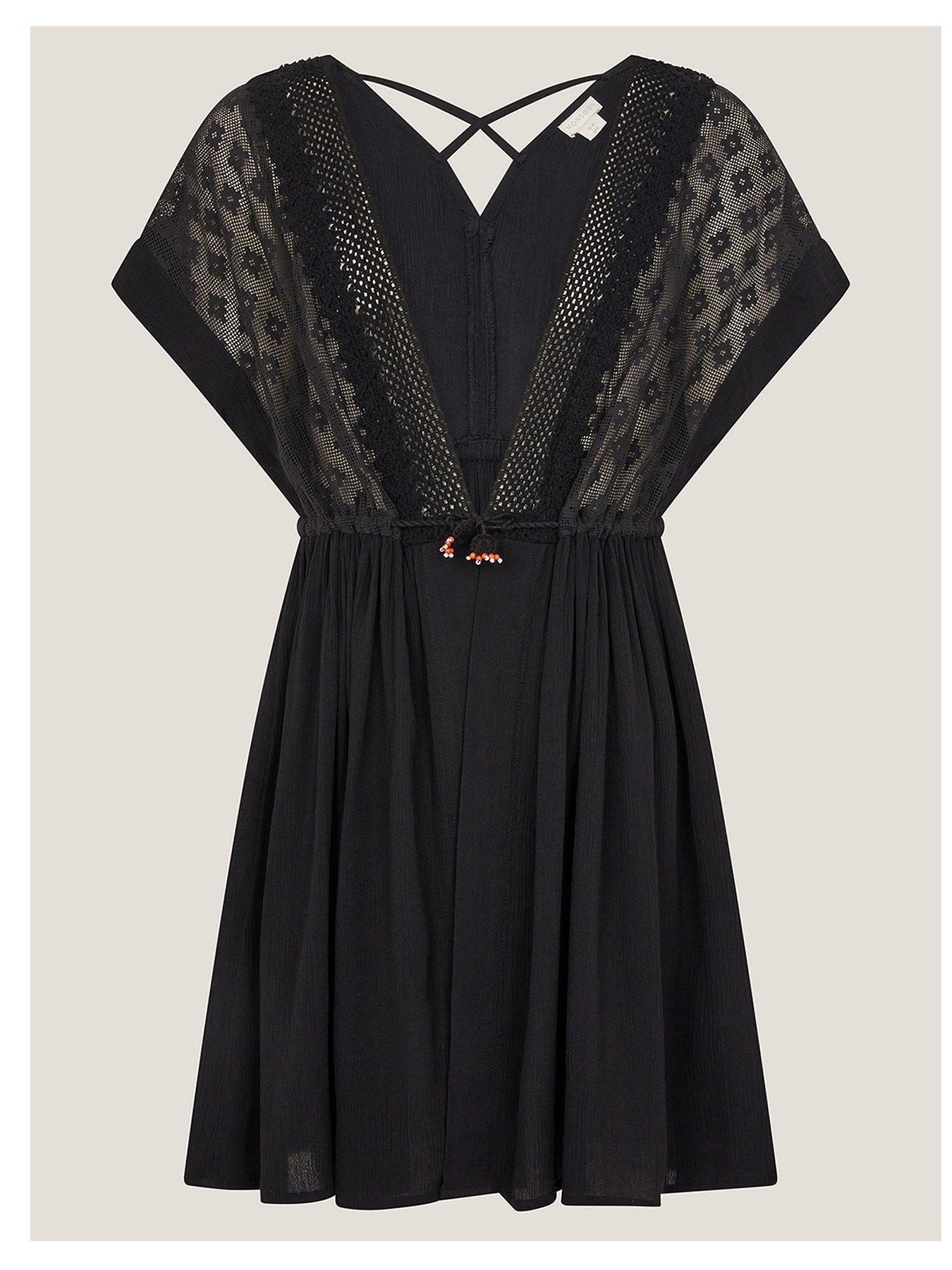 undefined Girls Storm Kaftan - Black