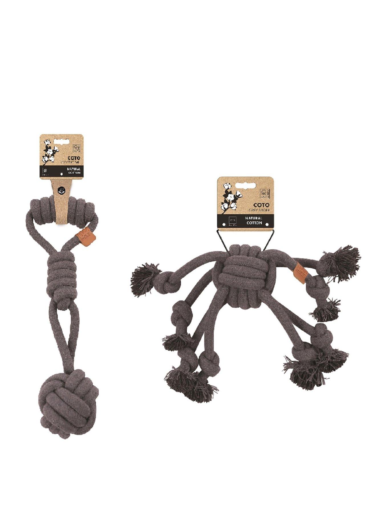 M-Pets Coto Grey Spider 38cm/ Coto Grey Tug Ball 36cm