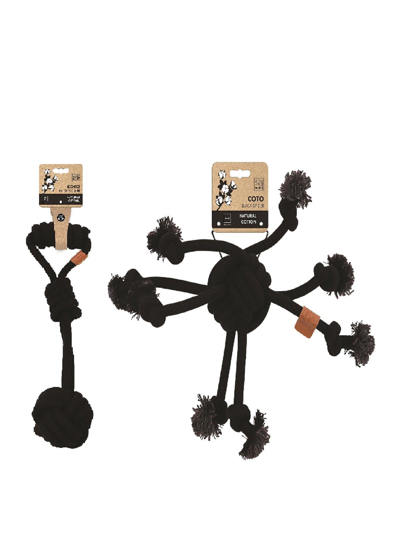 M-Pets Coto Black Spider 38Cm/ Coto Black  Tug Ball 36Cm