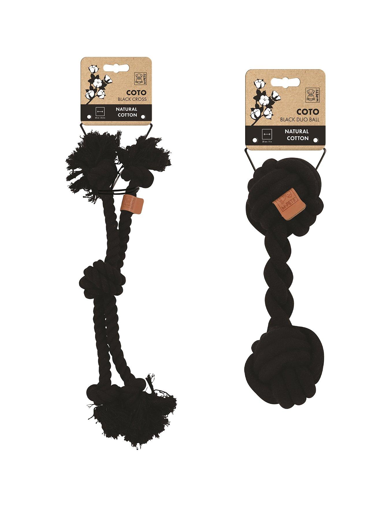 Image 2 of 5 of M-Pets Coto Black Duo Ball 28 Cm/ Coto Black Cross 60Cm