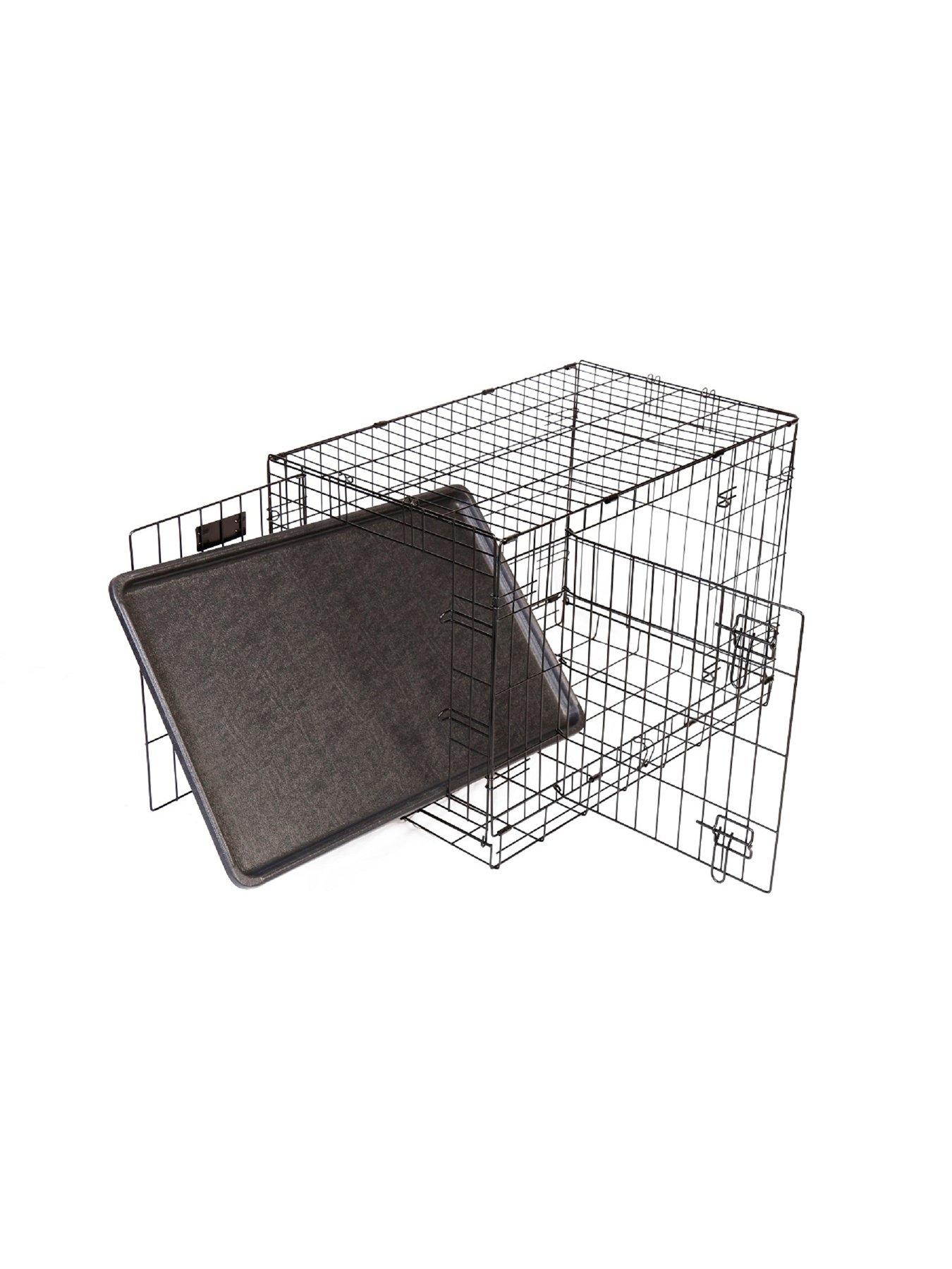 Image 3 of 6 of RAC Metal Fold Flat Crate With Plastic Tray