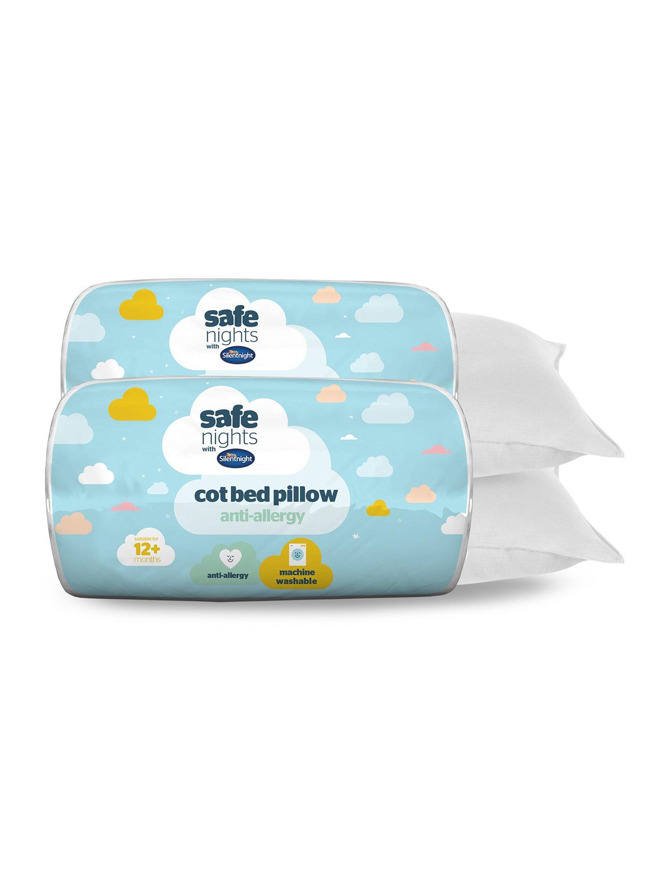 Image 1 of 7 of Silentnight Safe Nights Set of 2 Anti-Allergy Pillows