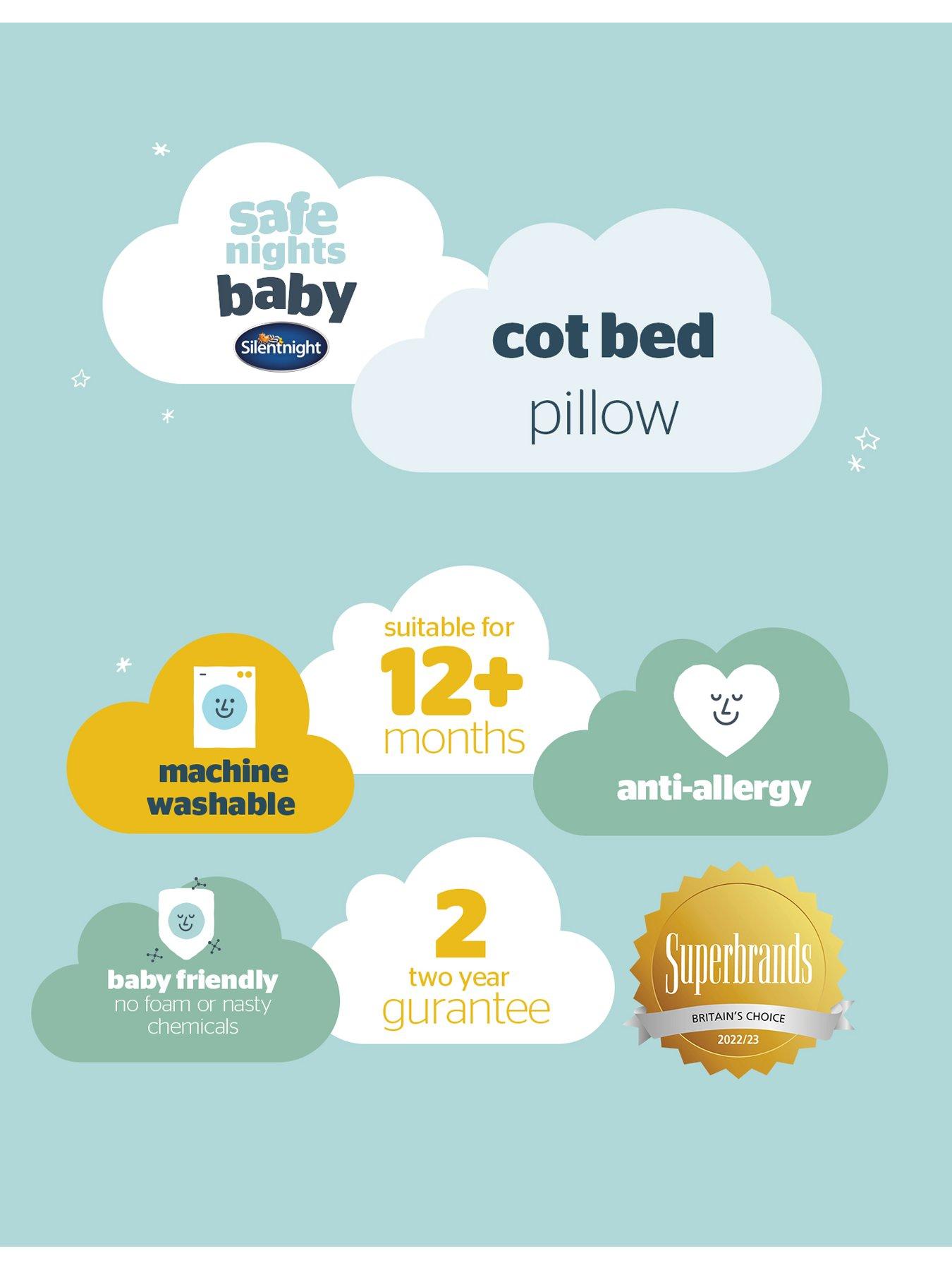 Image 7 of 7 of Silentnight Safe Nights Set of 2 Anti-Allergy Pillows