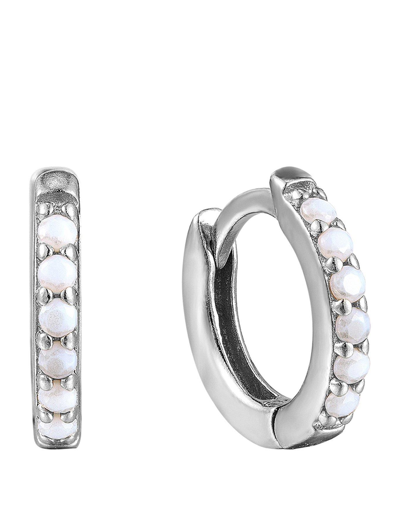 seol-gold-birthstone-cz-tiny-hoop-earrings