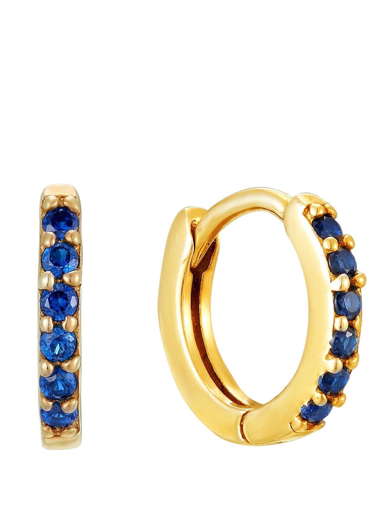 seol-gold-birthstone-cz-tiny-hoop-earrings
