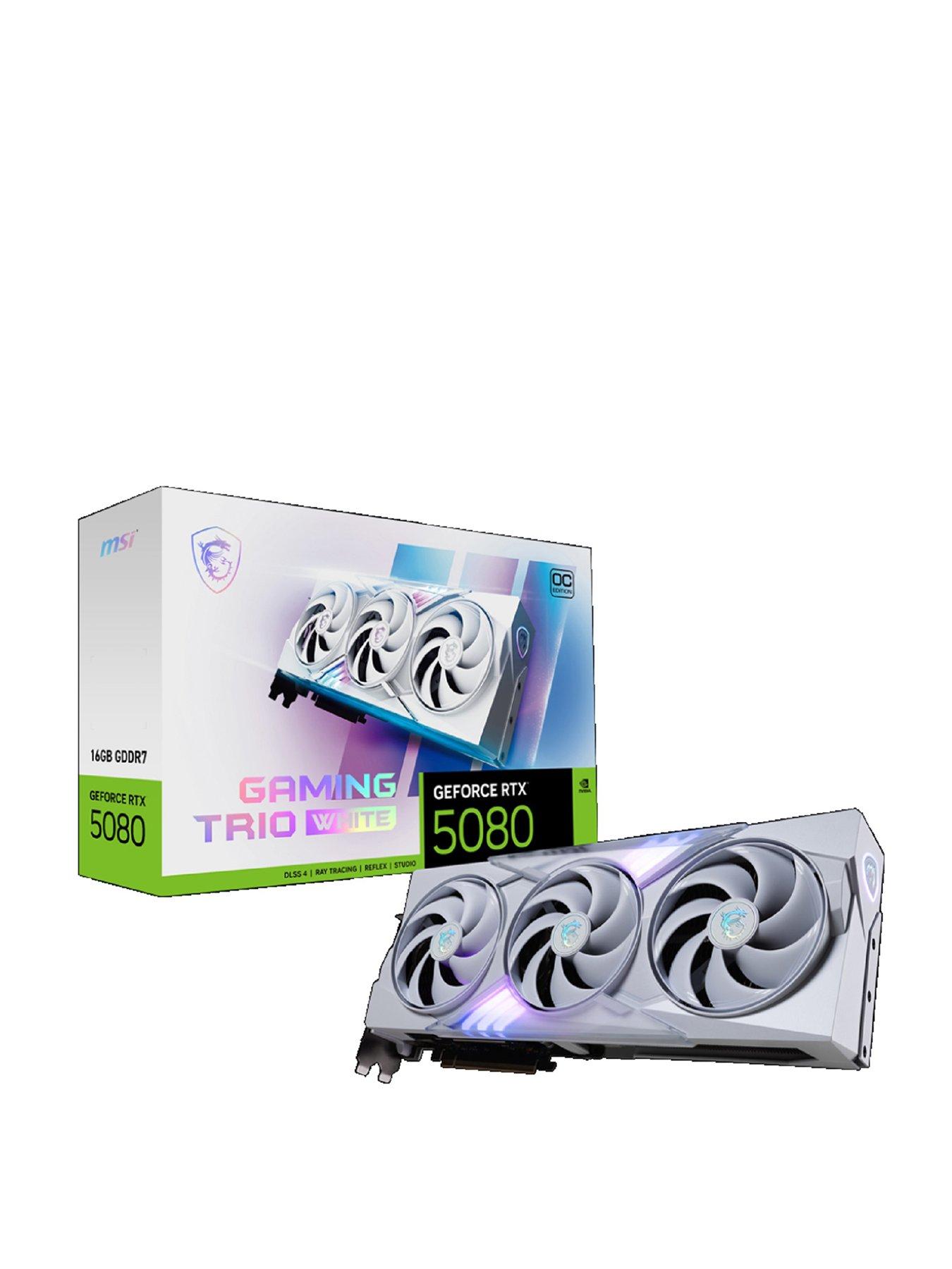 MSI NVIDIA GeForce RTX 5080 16G GAMING TRIO OC WHITE GDDR7 256bit