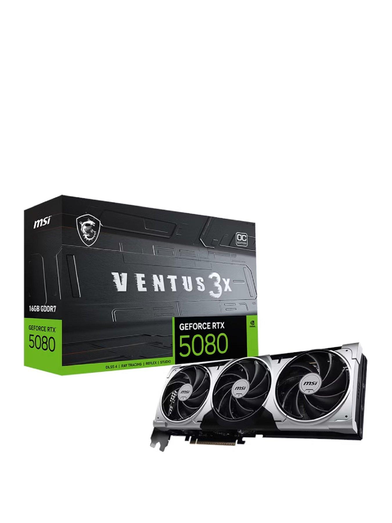 MSI NVIDIA GeForce RTX 5080 16G VENTUS 3X OC PLUS GDDR7 256bit Gaming Graphics card
