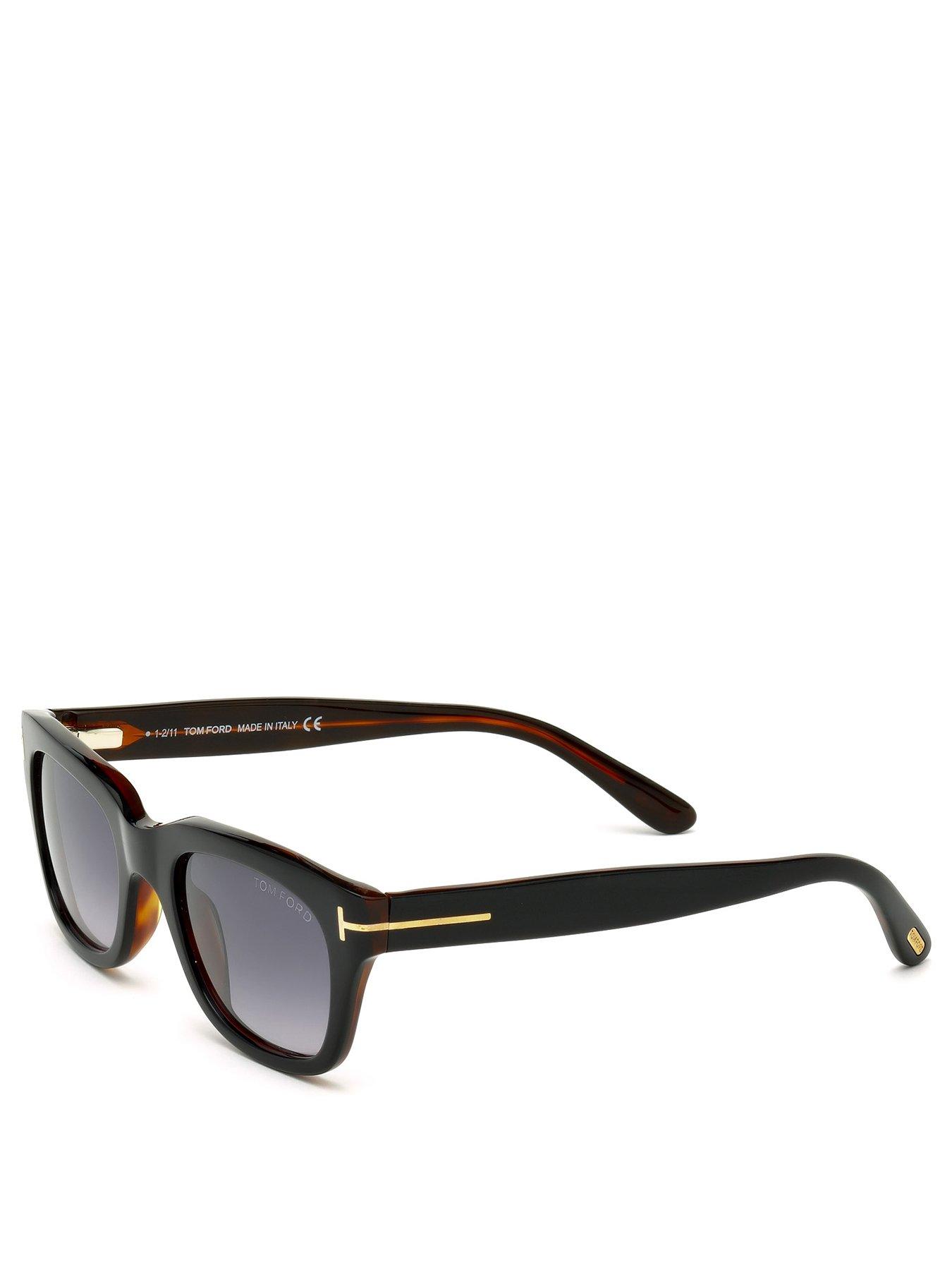 undefined Snowdon Square Sunglasses-Black