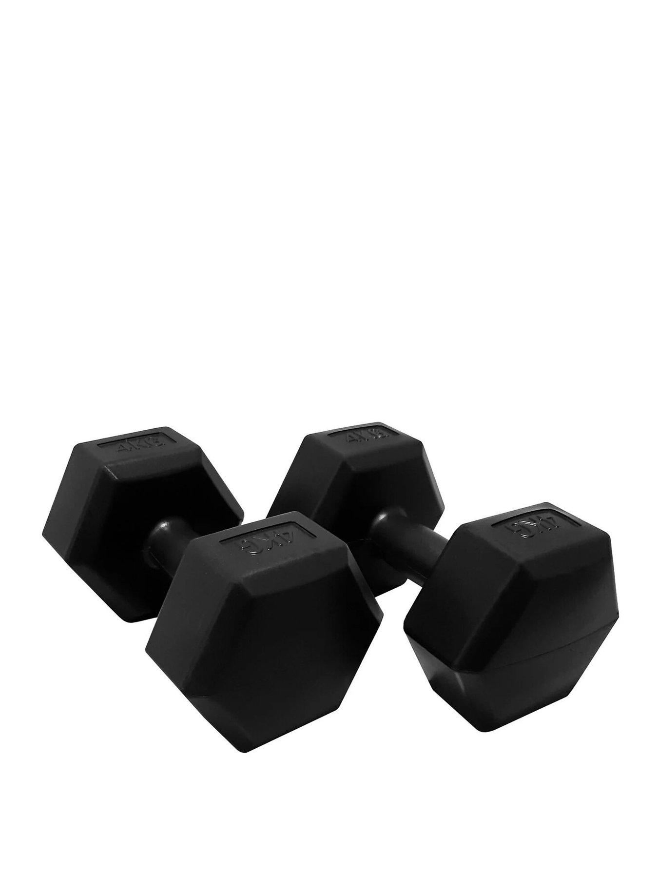 undefined 2 x 4kg Hex Dumbbells