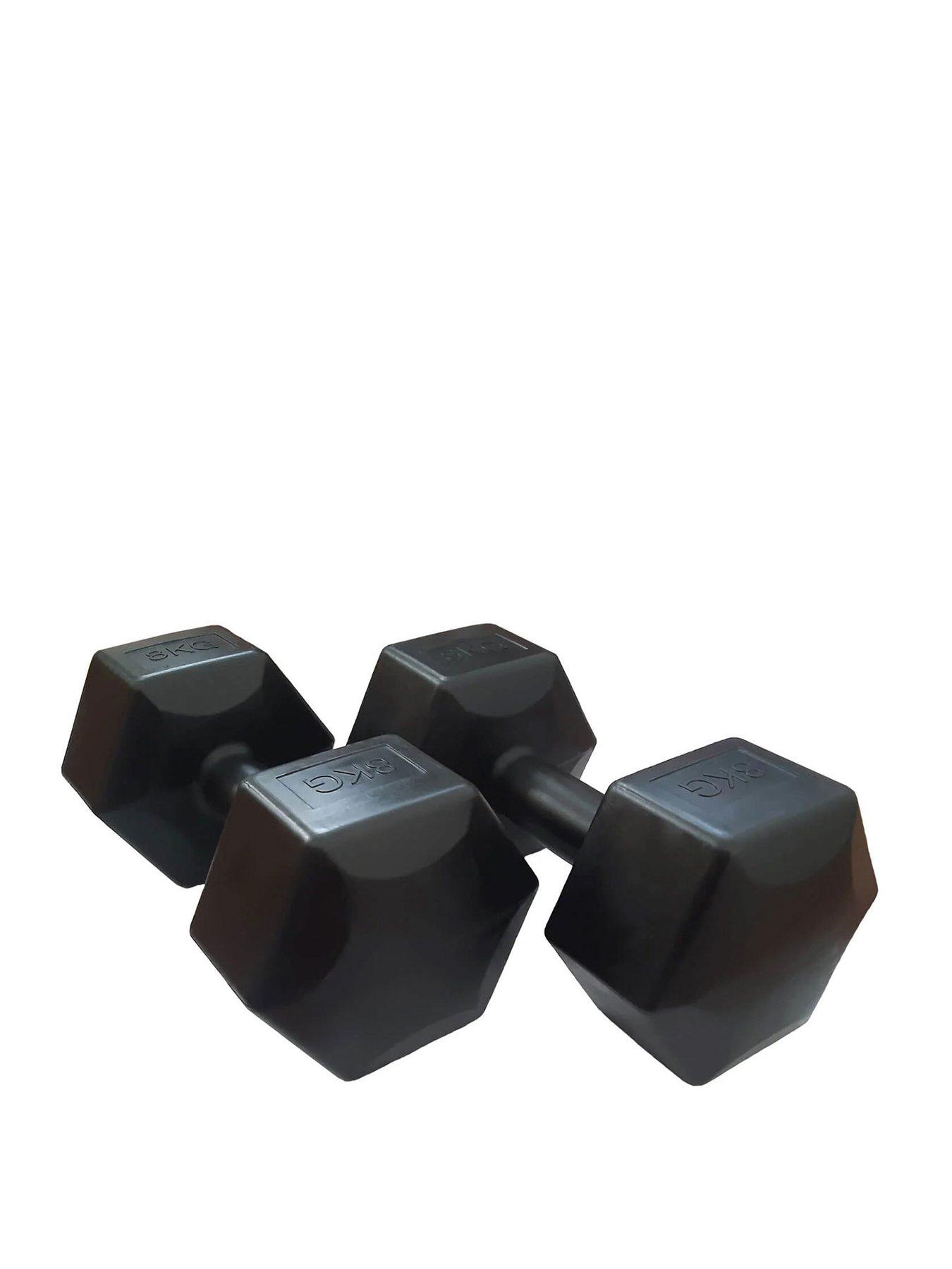 undefined 2 x 8kg Hex Dumbbells