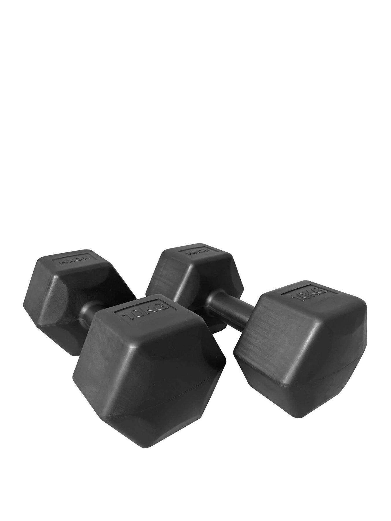 undefined 2 x 10kg Hex Dumbbells