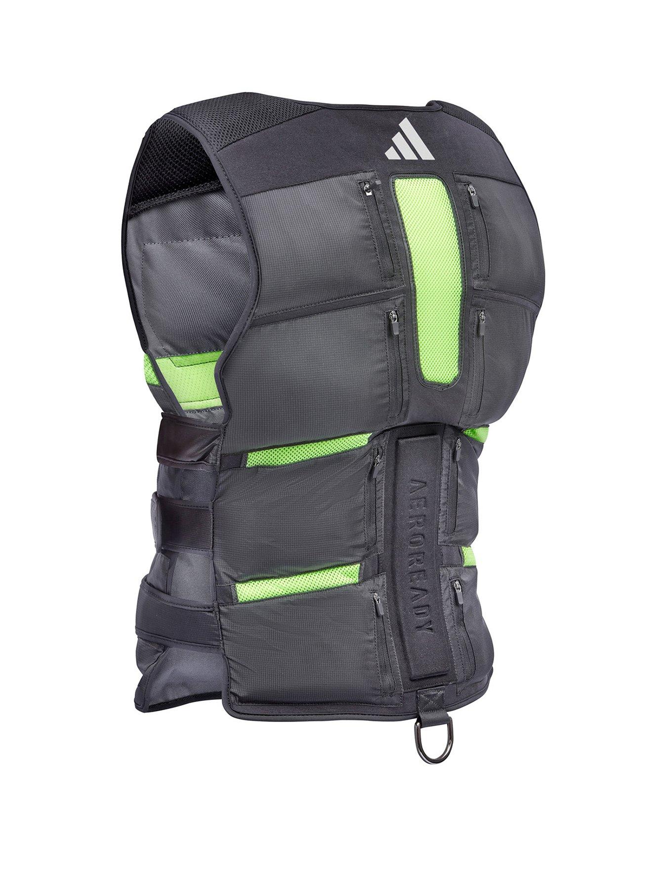adidas Performance Adjustable Weight Vest, 10Kg Black Very