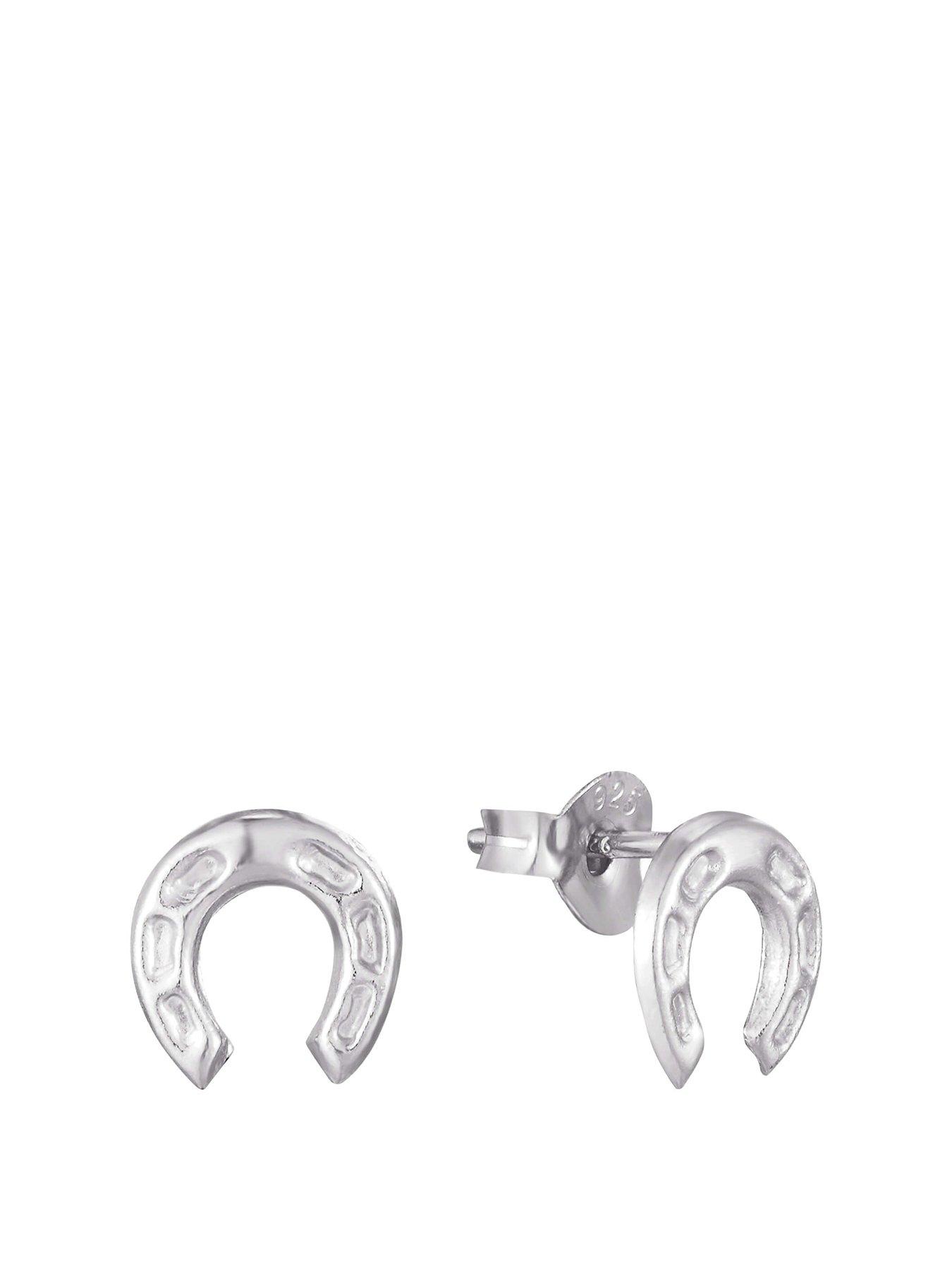 undefined Horseshoe Stud Earrings