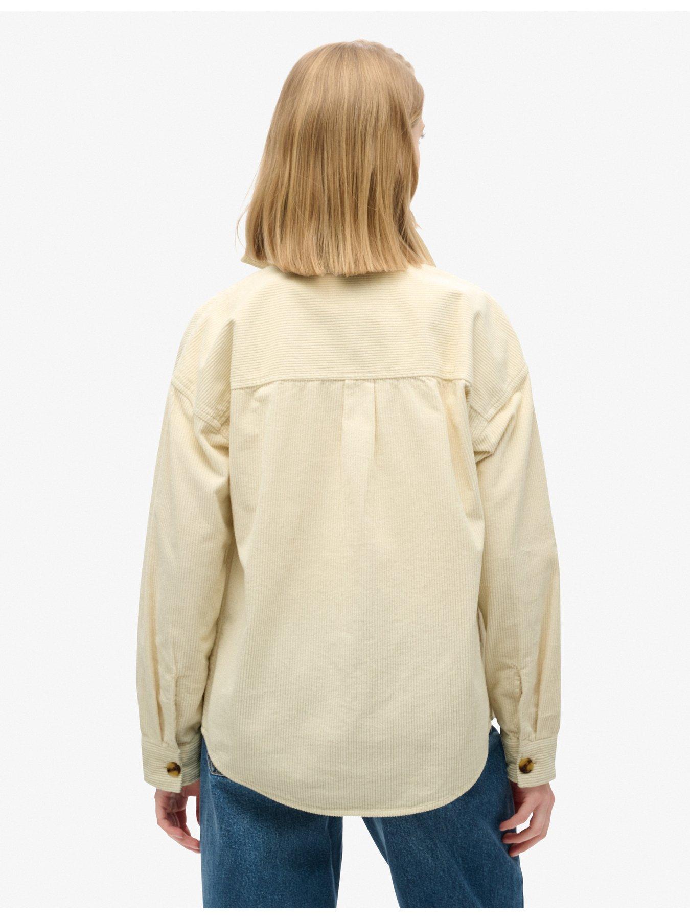 Image 2 of 6 of Superdry Chunky Cord Overshirt - Brown