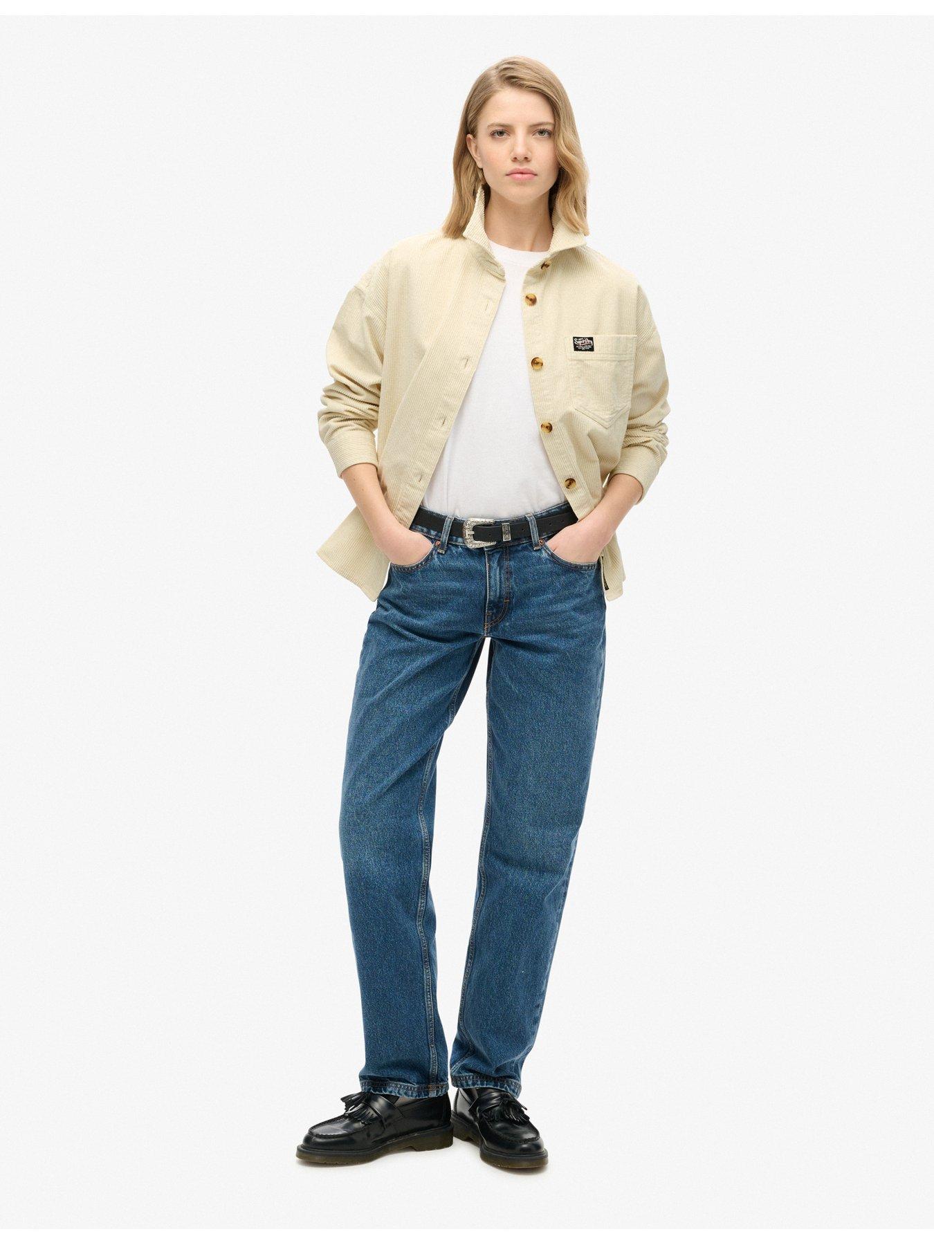 Image 3 of 6 of Superdry Chunky Cord Overshirt - Brown