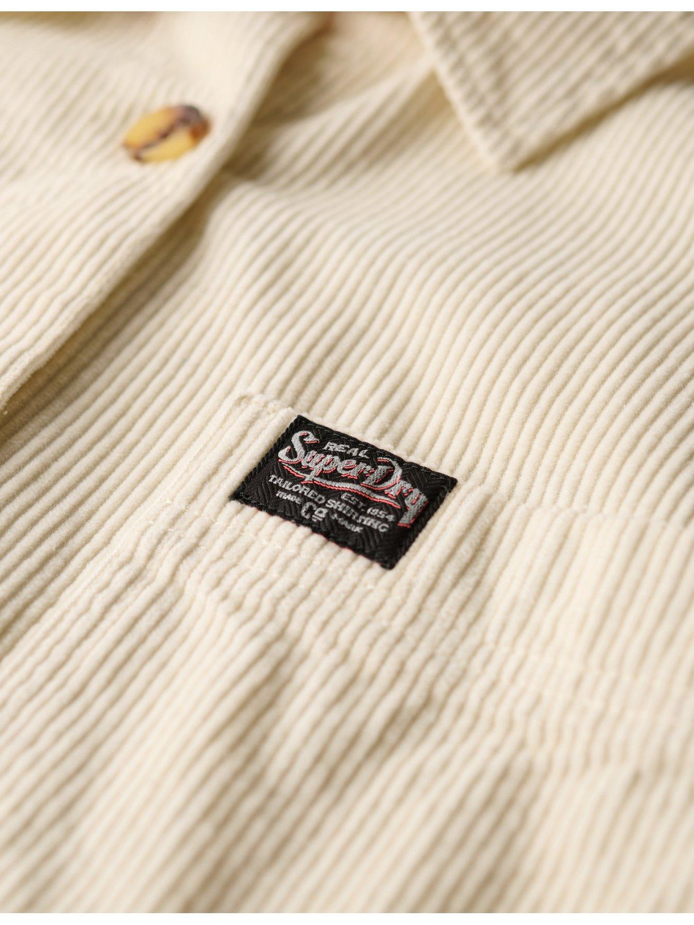 Image 5 of 6 of Superdry Chunky Cord Overshirt - Brown