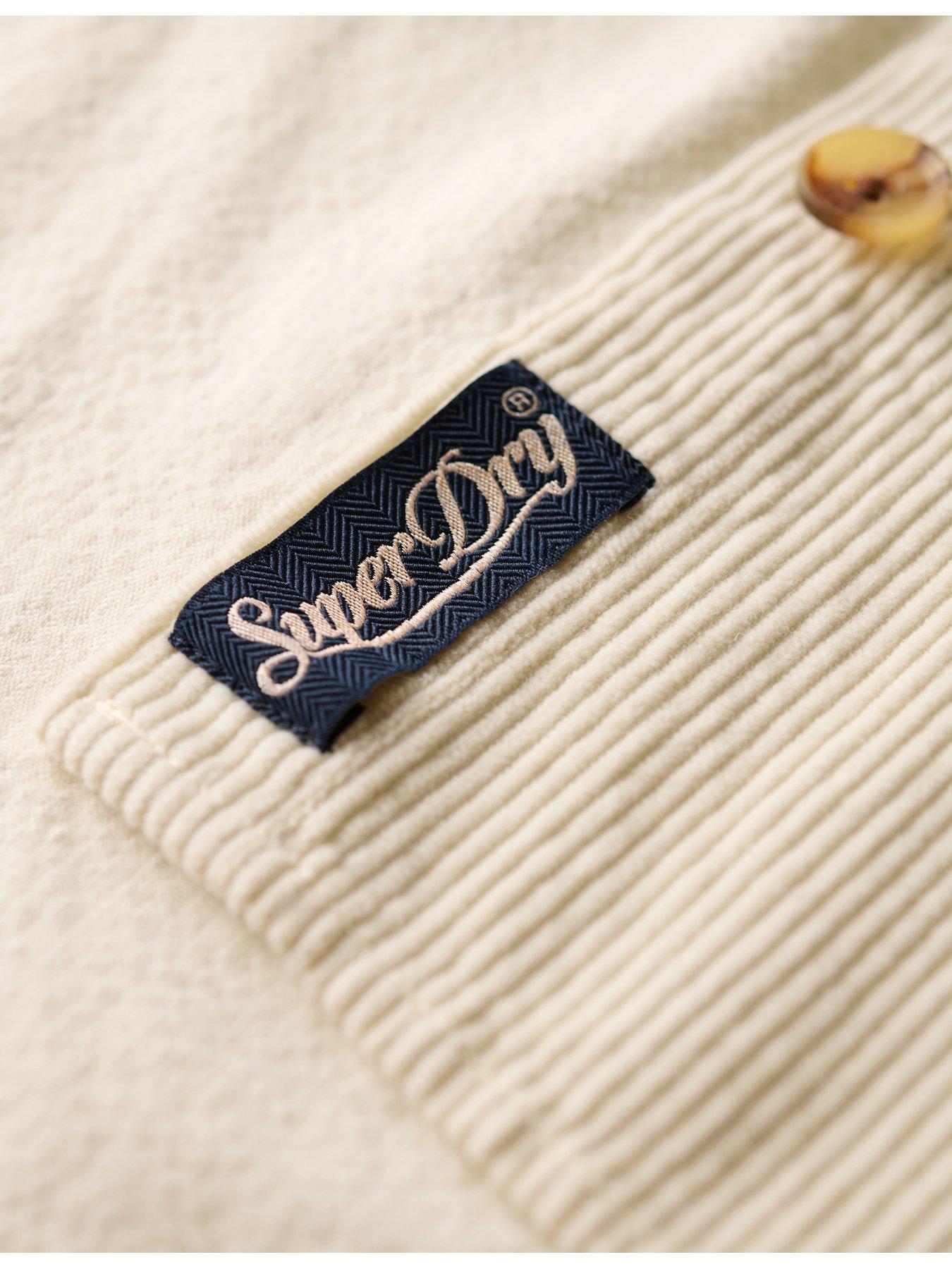 Image 6 of 6 of Superdry Chunky Cord Overshirt - Brown