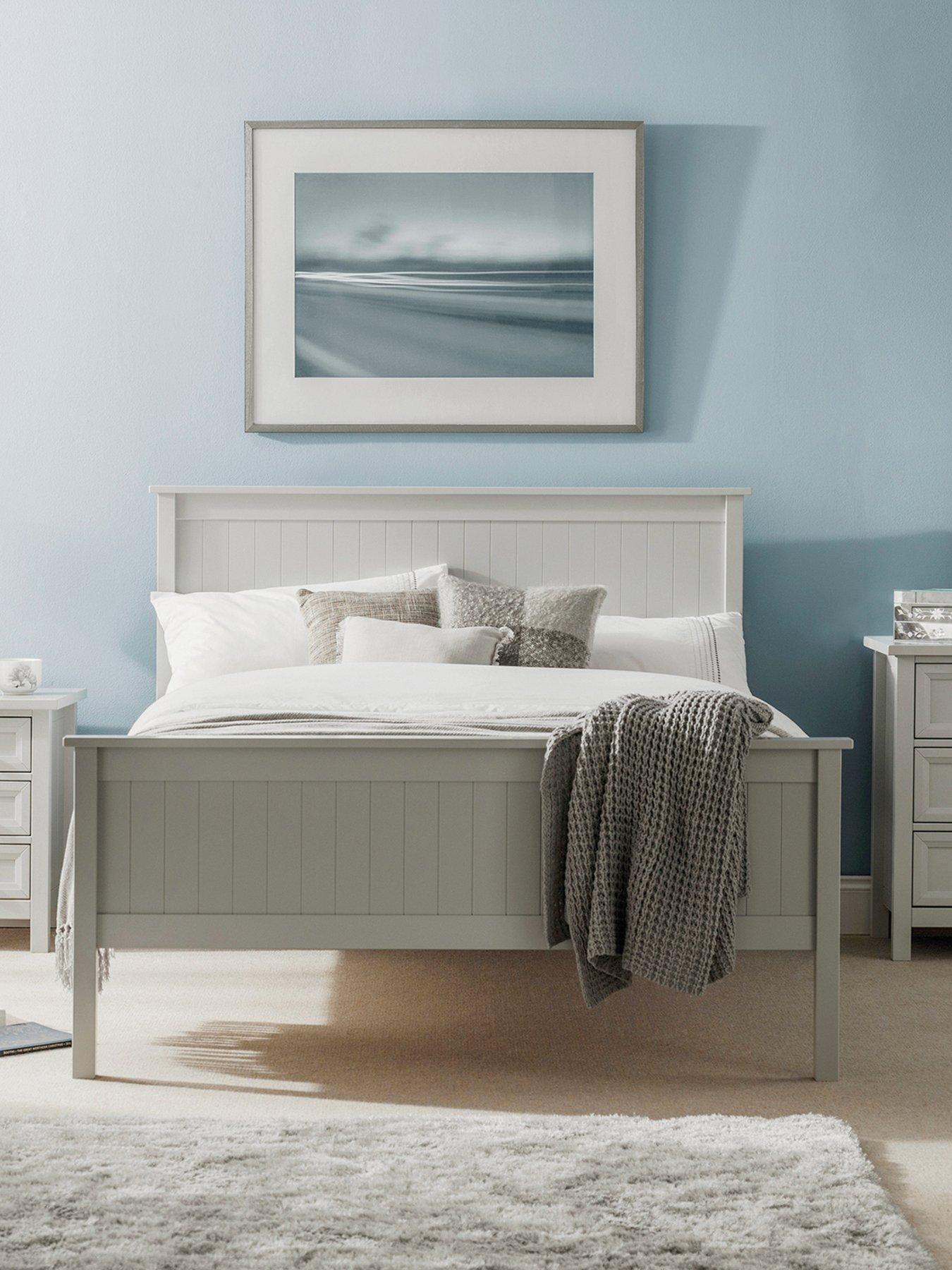 undefined Maine Wooden Bed - Dove Grey