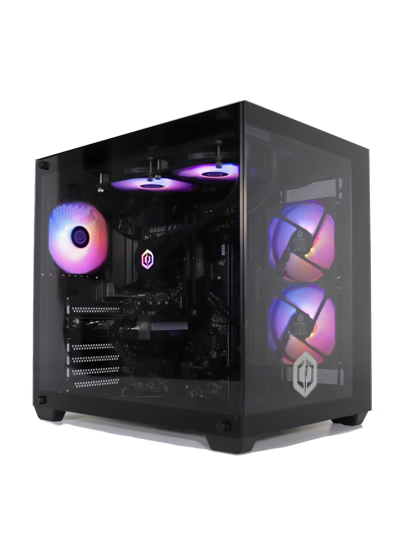 Image 1 of 6 of CyberPower PC AMD Ryzen 7 9800X3D, RTX 5080, 32GB DDR5 RAM, 2TB M.2 NVMe SSD Gaming Desktop PC
