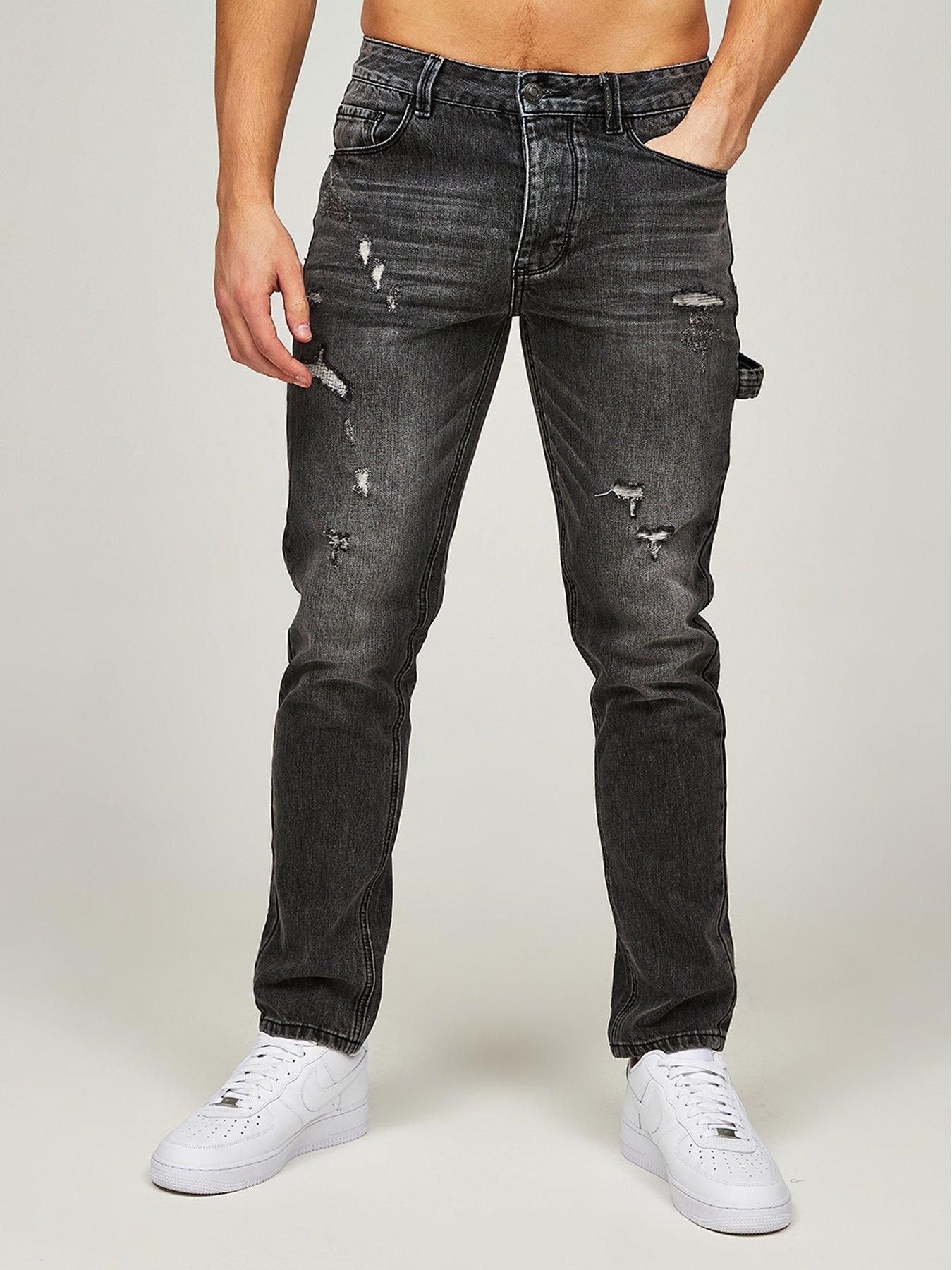 undefined Vandalo Loose Fit Jeans - Grey