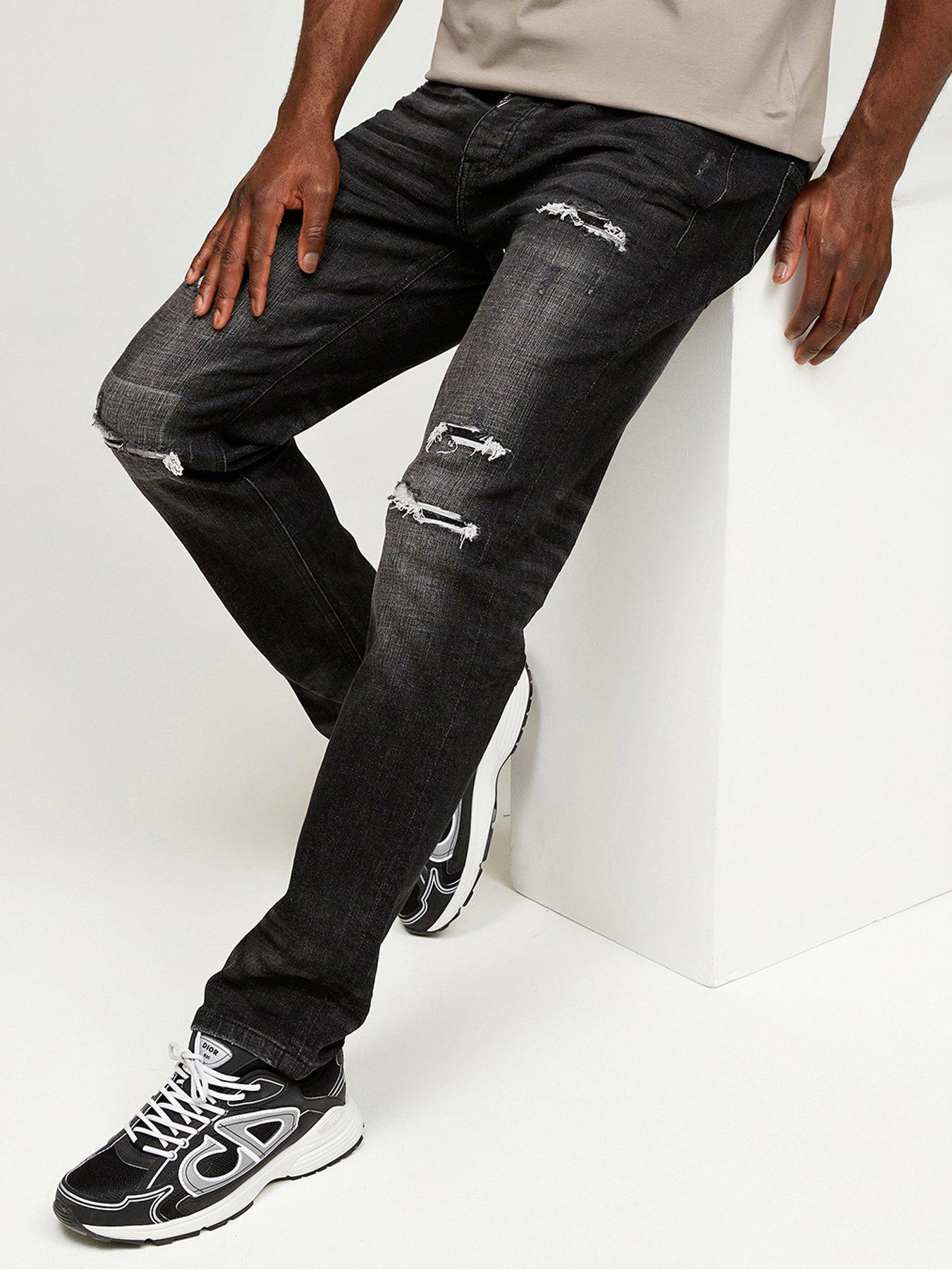 Alessandro Zavetti Pastini Loose Fit Jeans - Black