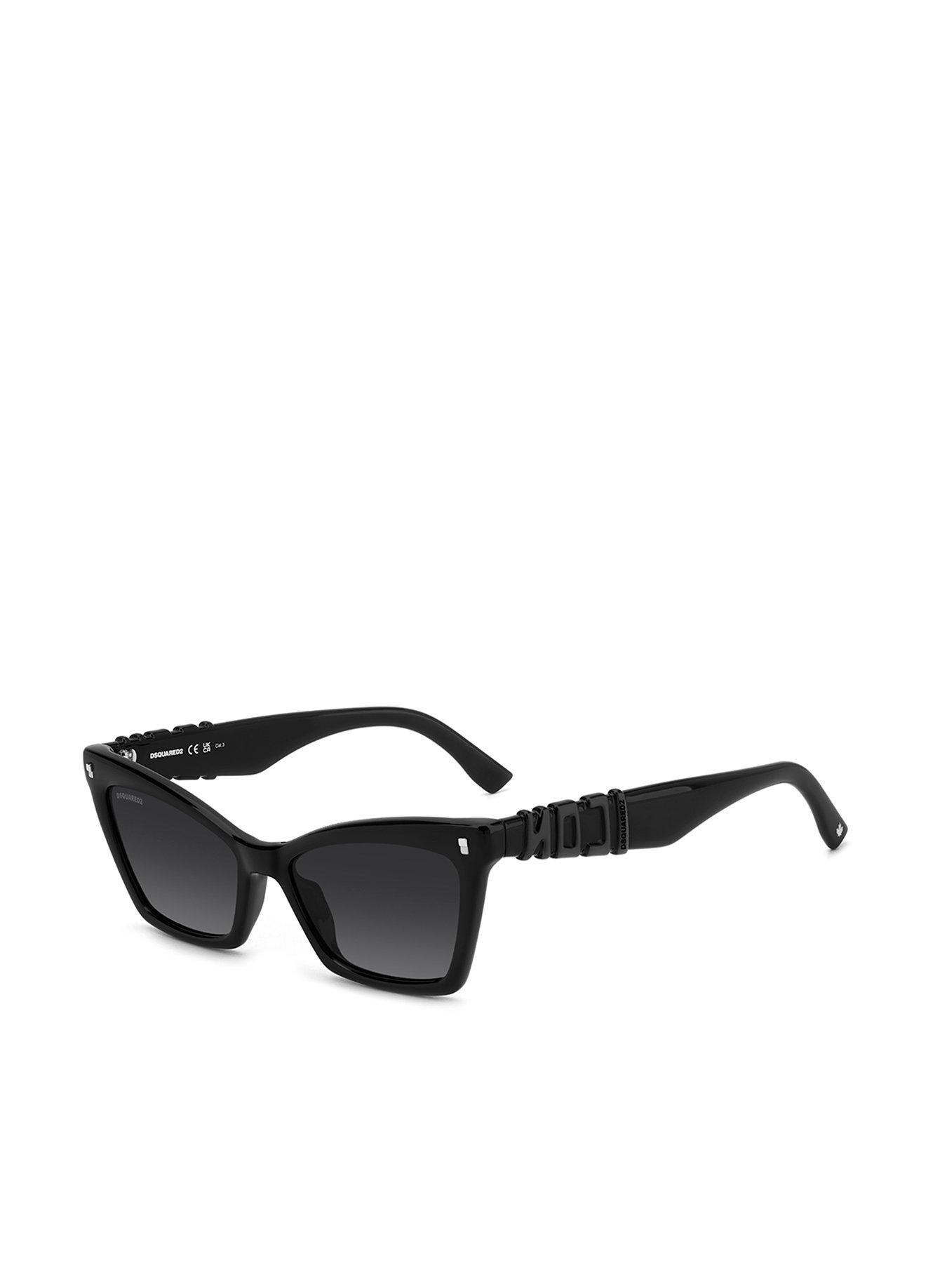 Image 1 of 4 of Dsquared2 Icon 0026/S Cellulose Sunglasses - Black