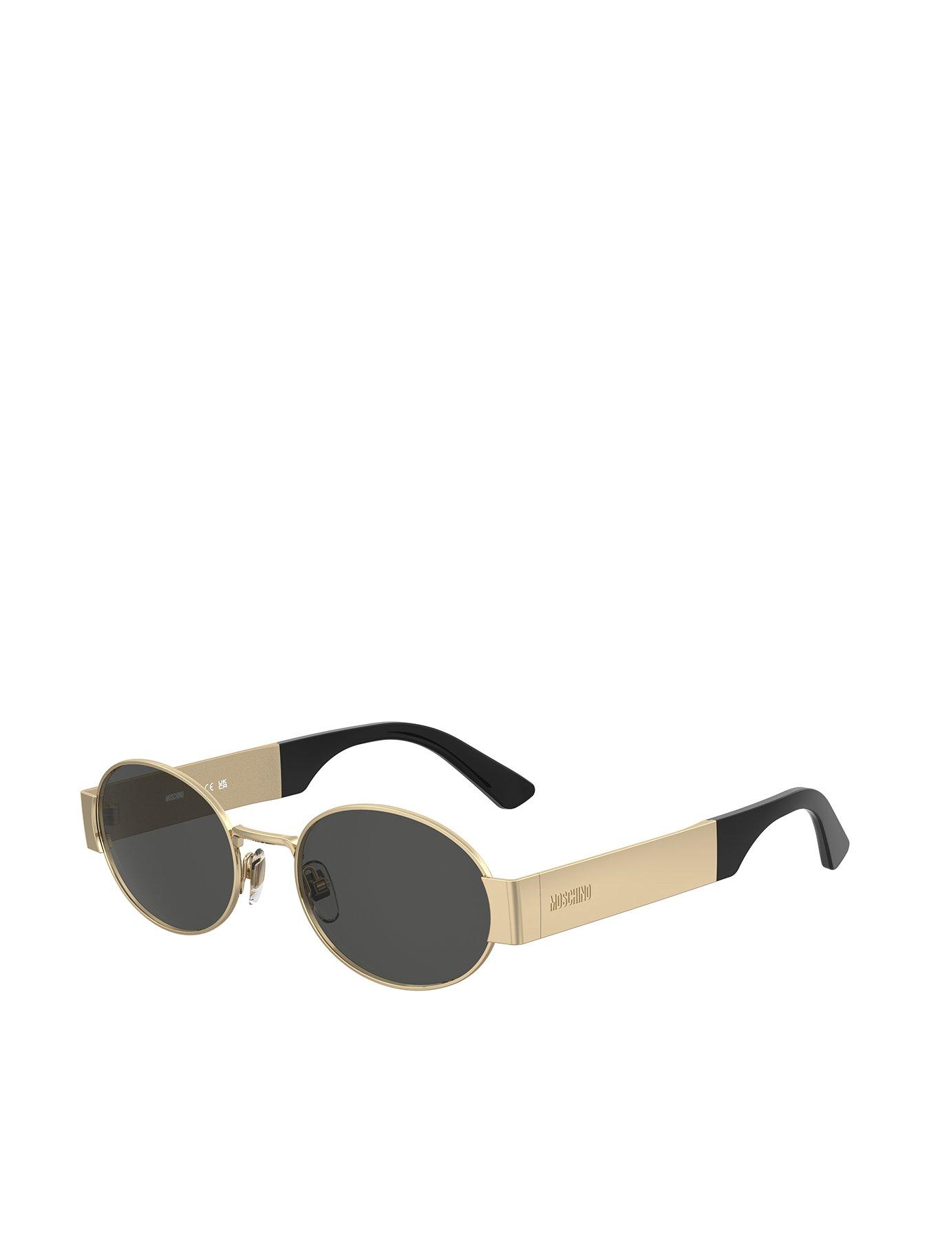 undefined Mos185/S Metal Round Sunglasses - Gold