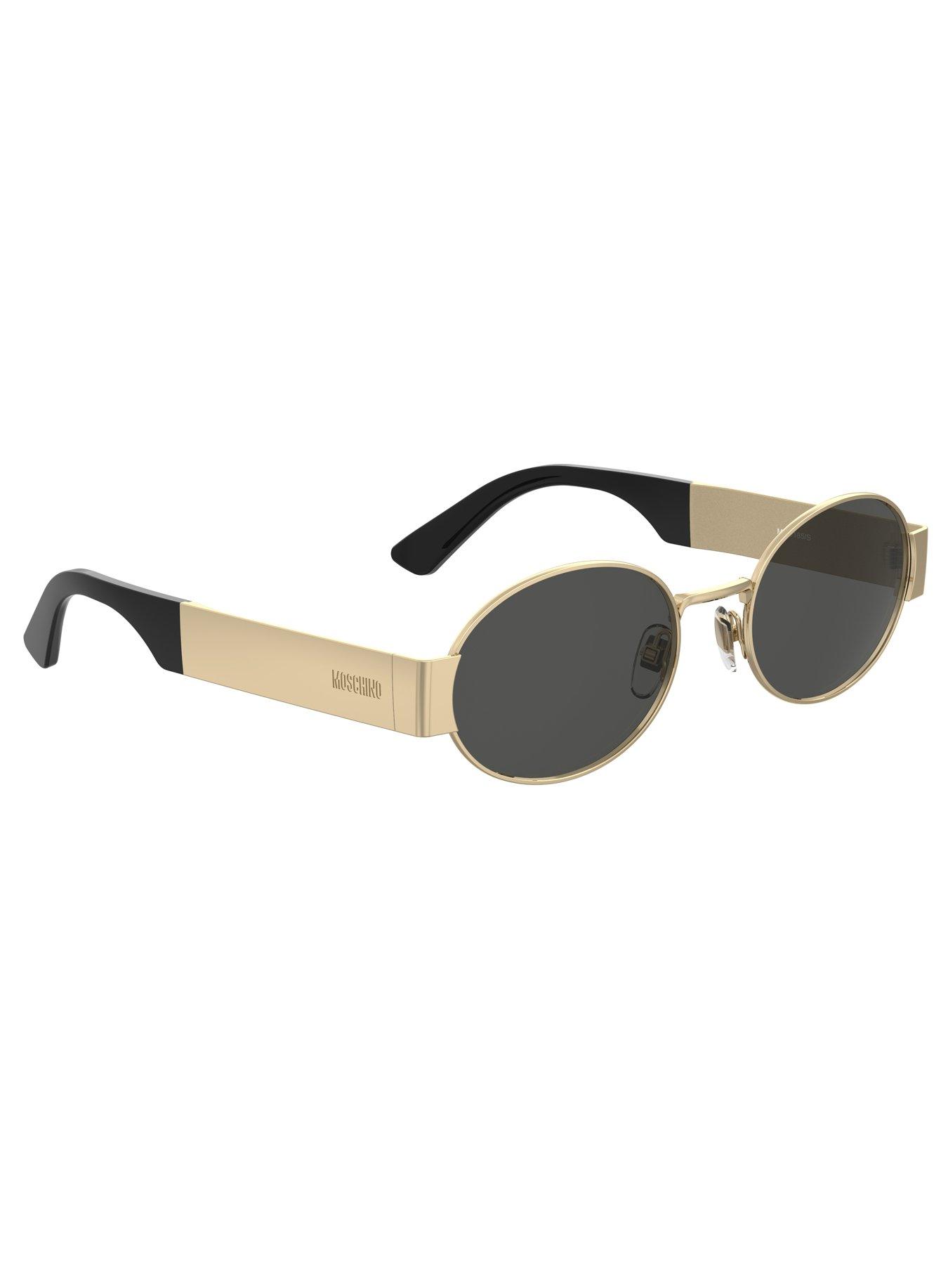 Image 3 of 4 of Moschino Mos185/S Metal Round Sunglasses - Gold