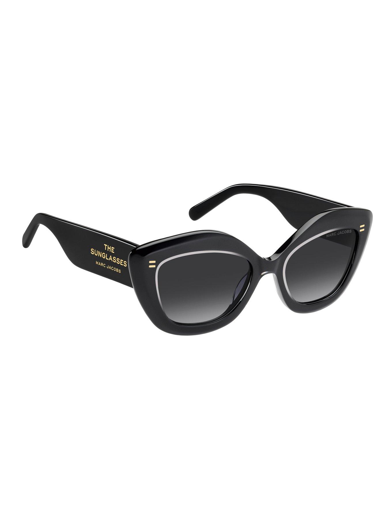 Image 3 of 4 of MARC JACOBS 800/S Cat Eye Acetate Sunglasses - Black