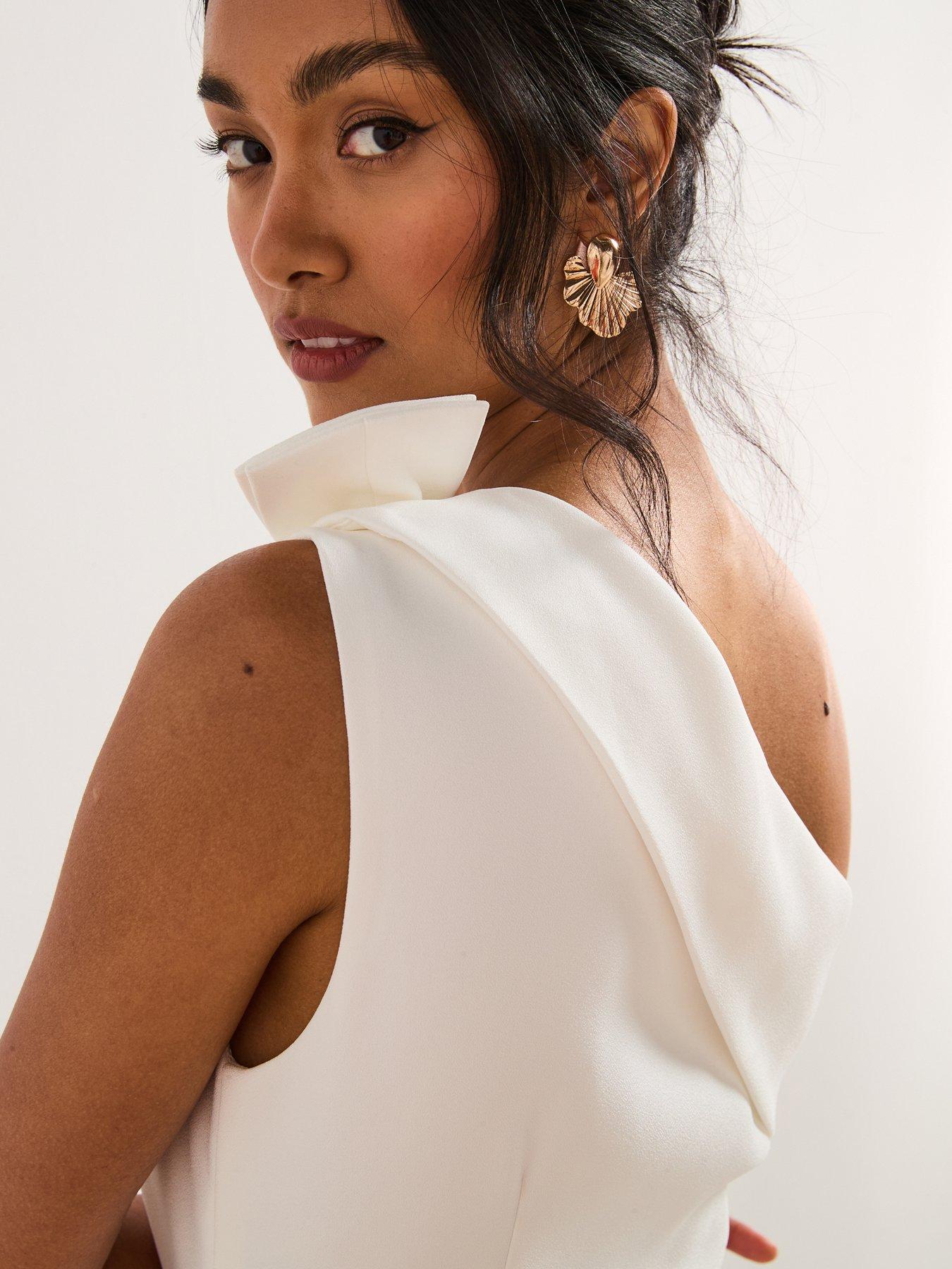 farm rio delicate forest scarves mini dress FARM RIO Delicate Forest Scarves Mini Dress In Off White