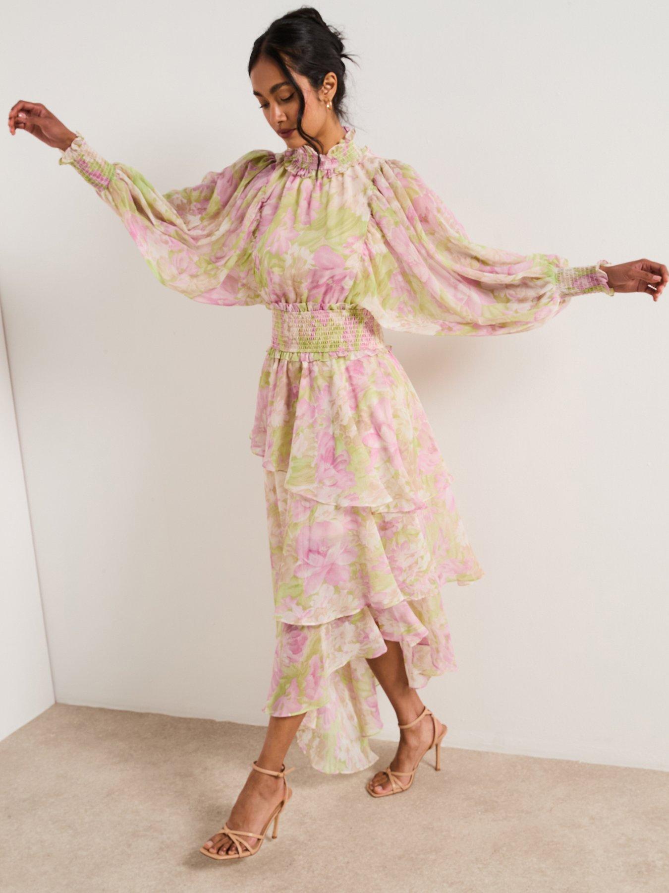 undefined Morgan Maxi Dress - Purple