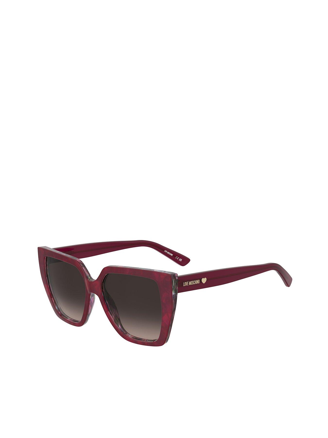 undefined Mol088/S Acetate Sunglasses - Bright Red