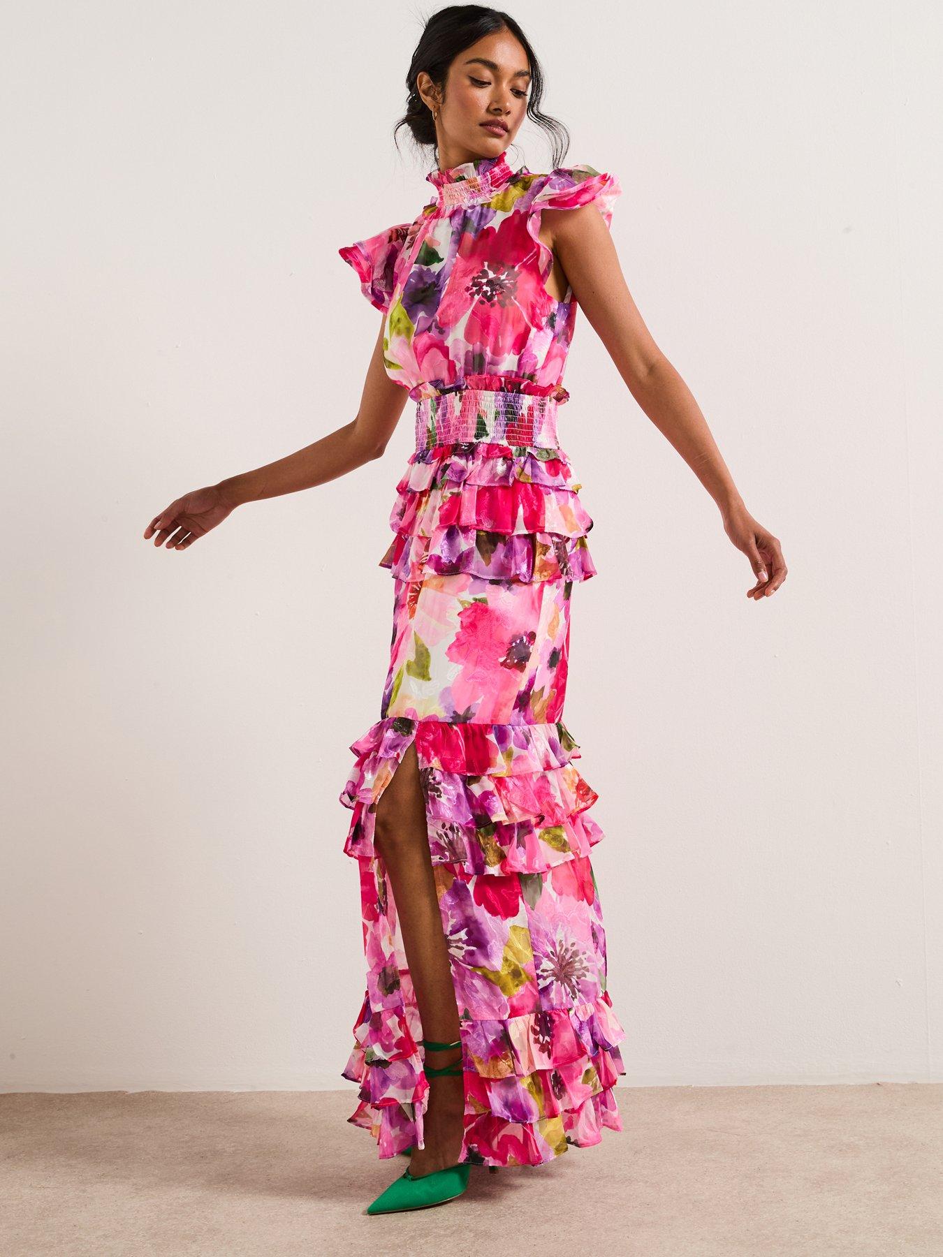 undefined Darra Maxi Dress - Pink