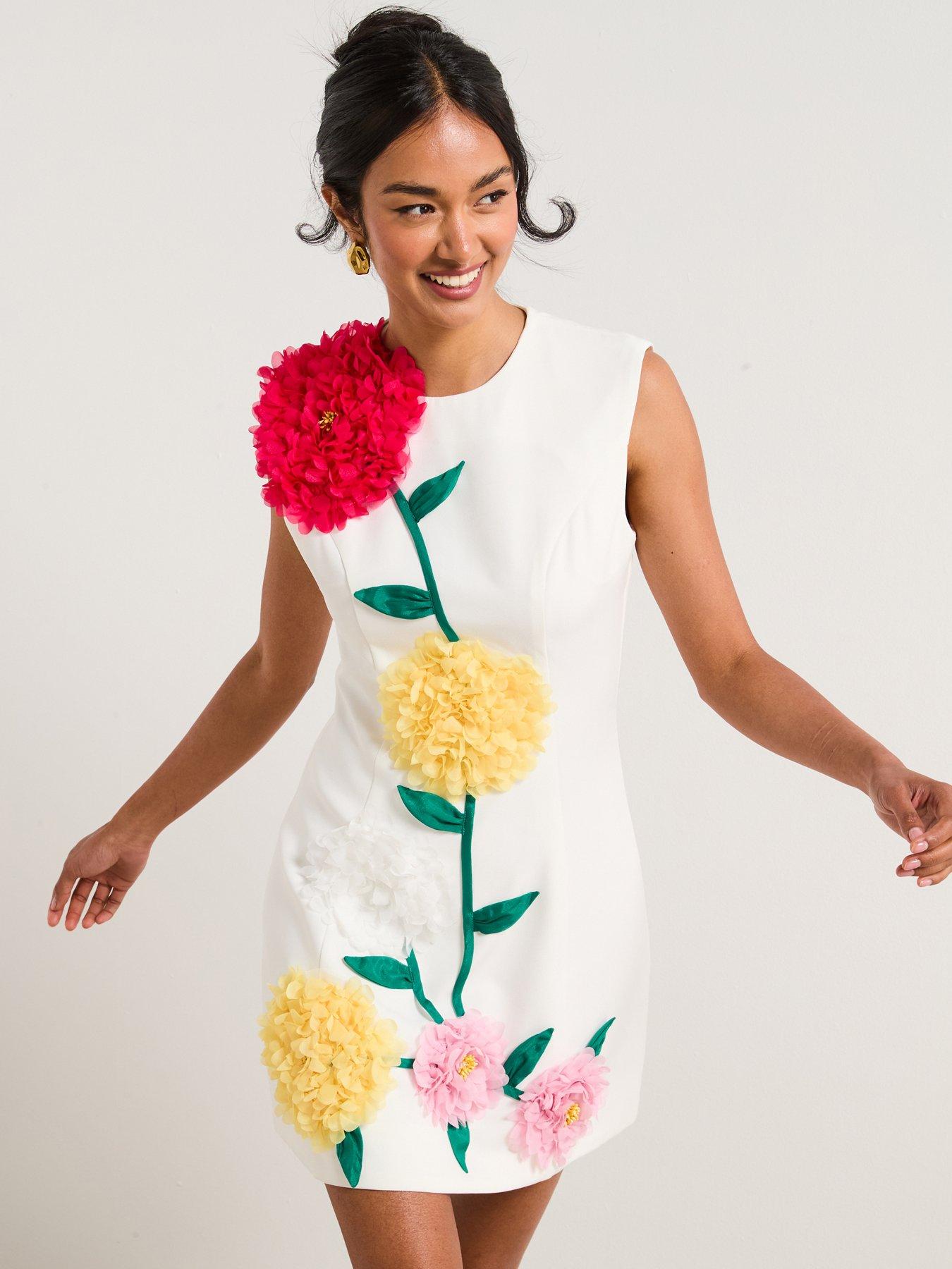 undefined Buttercup Mini Dress - Ivory