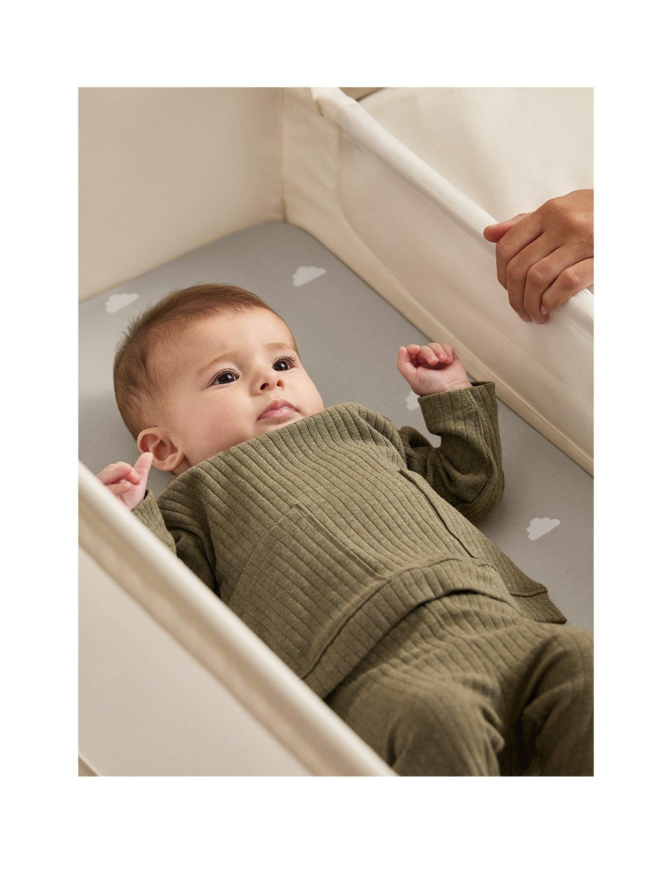 Image 2 of 3 of Snuz Sn&uuml;z Twin Pack Crib Sheets - Grey/Gloud