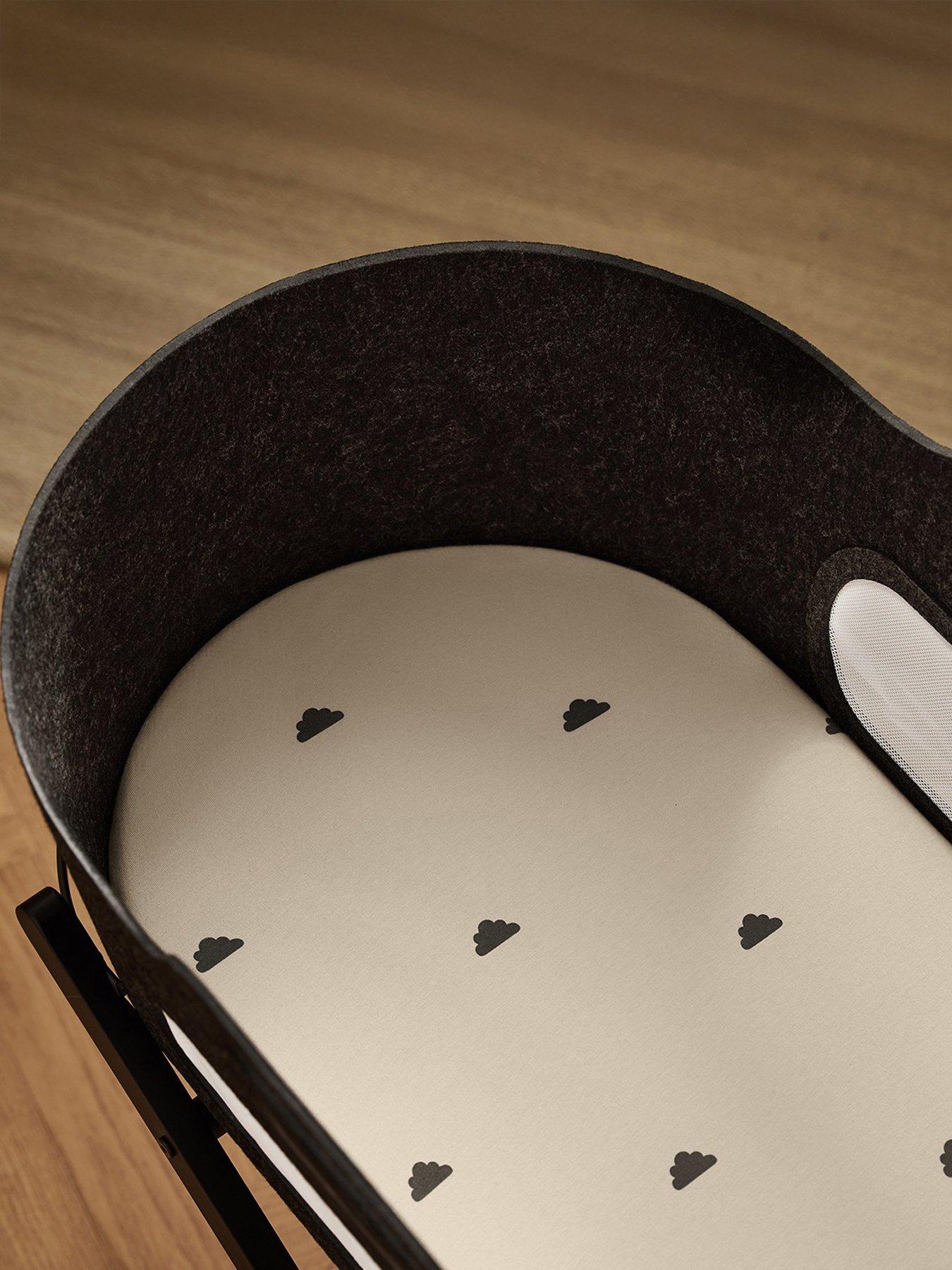 Snuz Snüz Twin Pack Moses Basket Sheets - Sand/Cloud