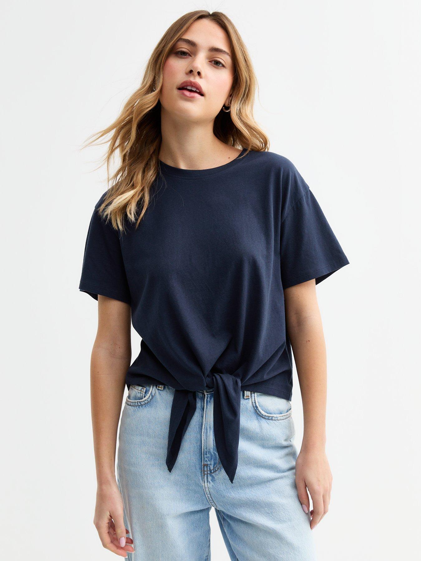 undefined Tie Front T-shirt