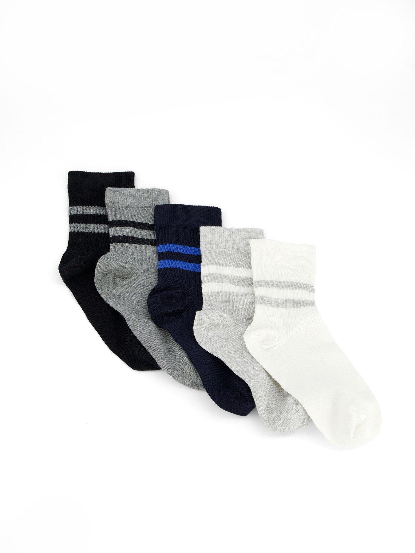 undefined Boys Varsity 5 Pack Socks - Multi