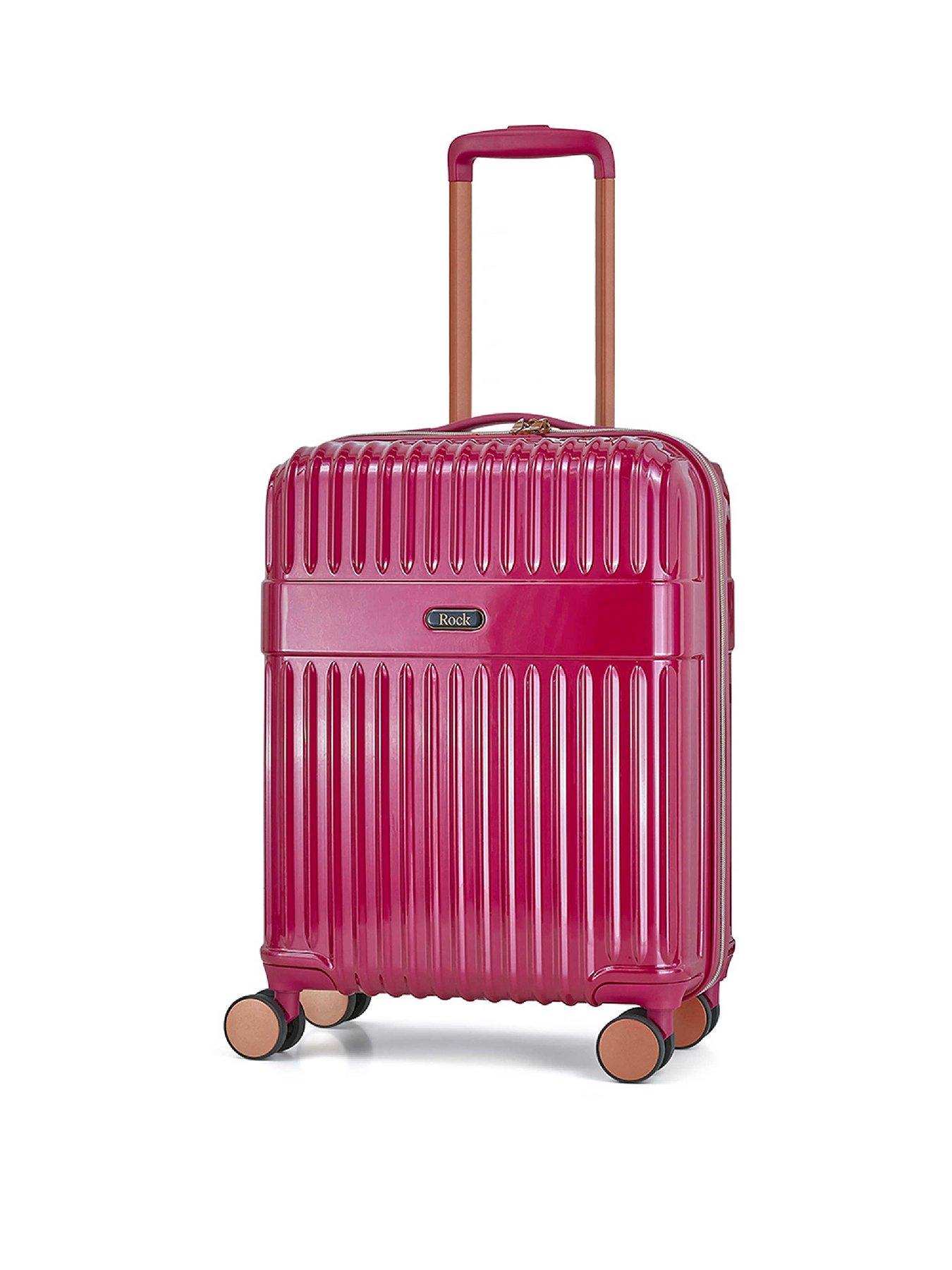 Image 1 of 5 of Rock Luggage Selene Pink Cabin Case