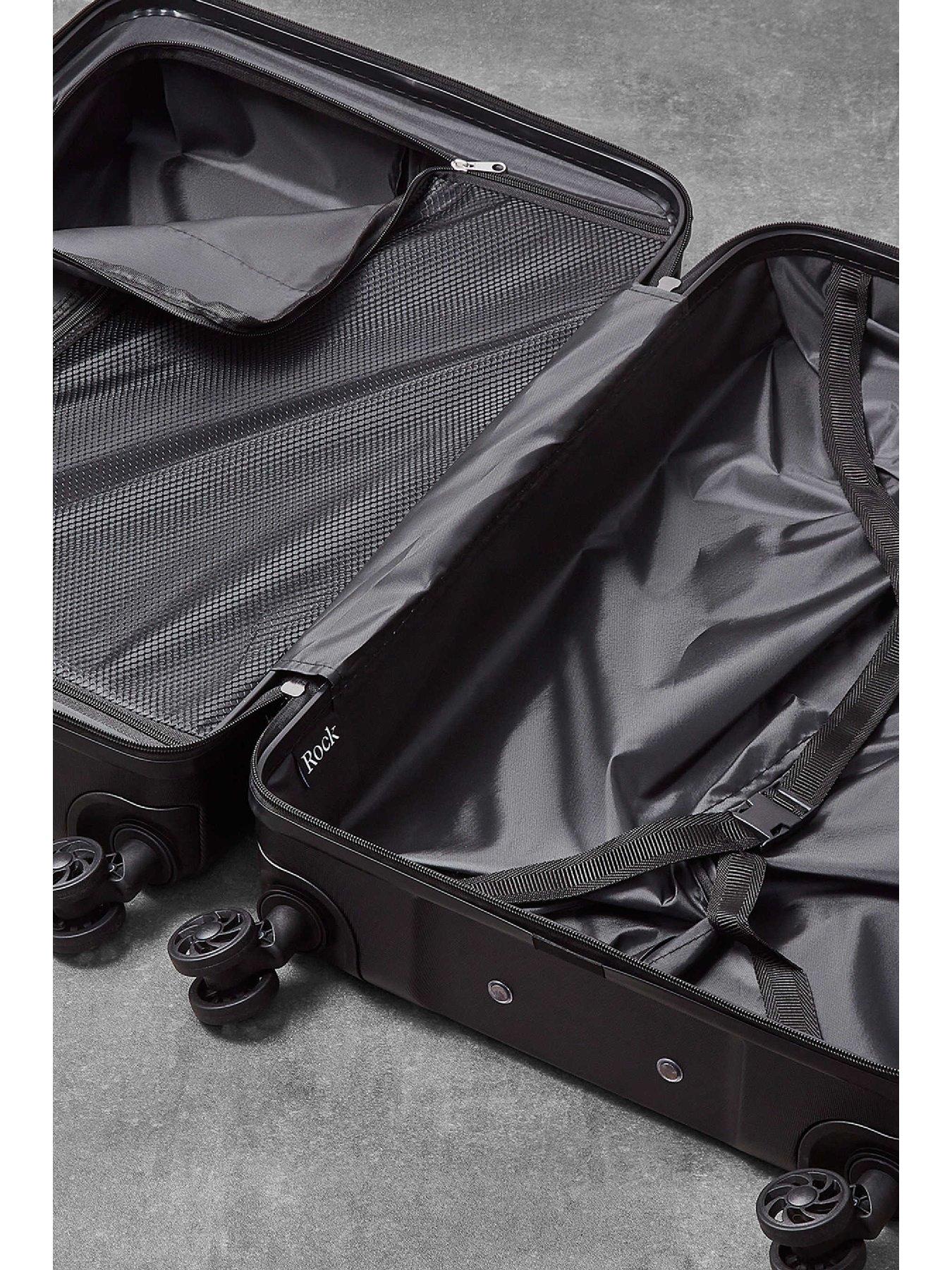 Image 4 of 4 of Rock Luggage Lincoln Black Large Suitcase