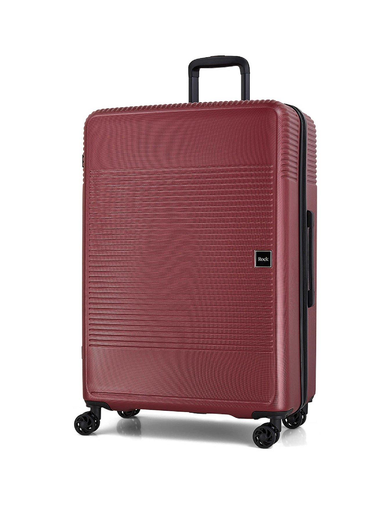 undefined Lincoln Burgundy Large Suitcase