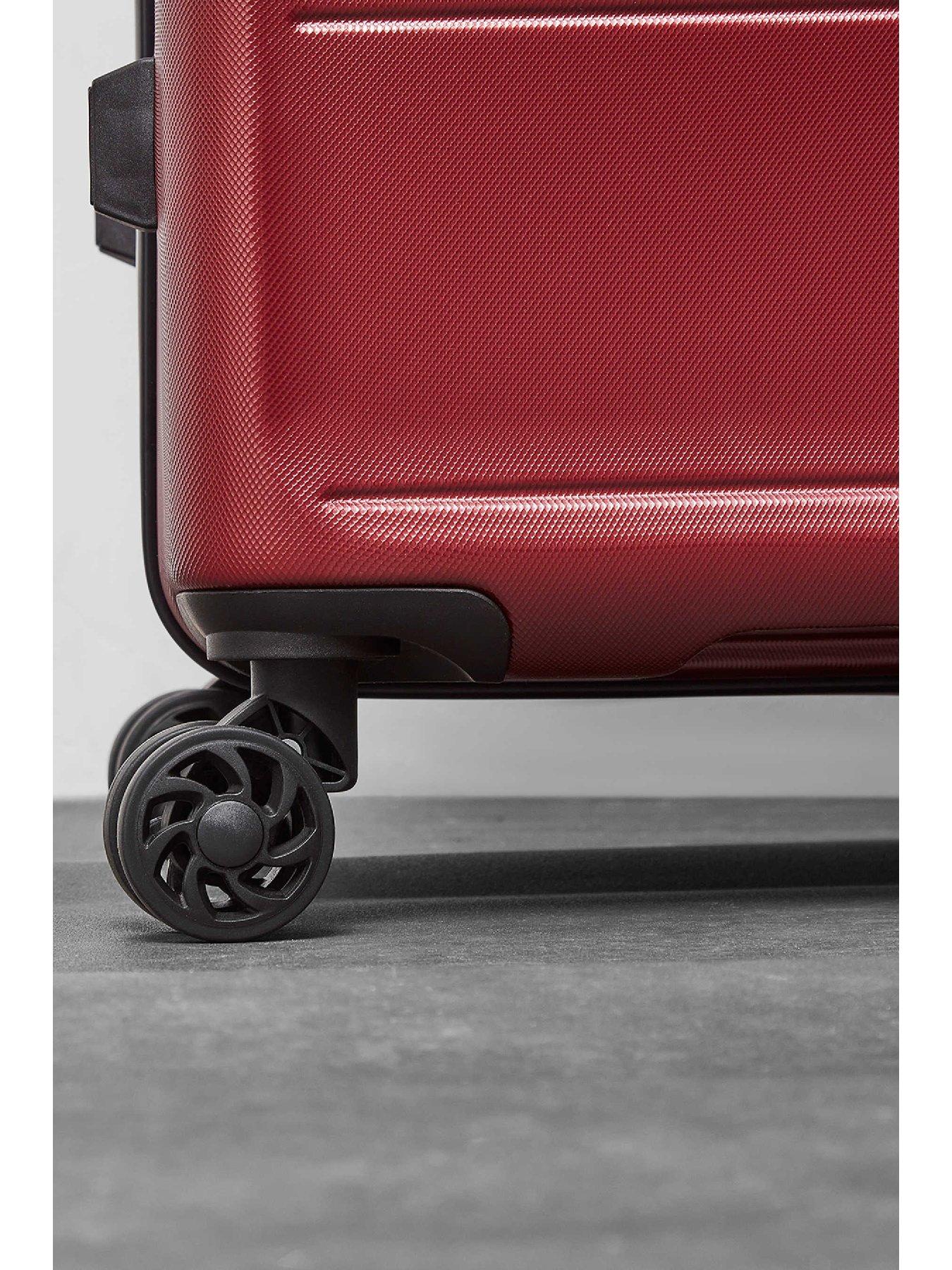Image 3 of 4 of Rock Luggage Lincoln Burgundy Large Suitcase