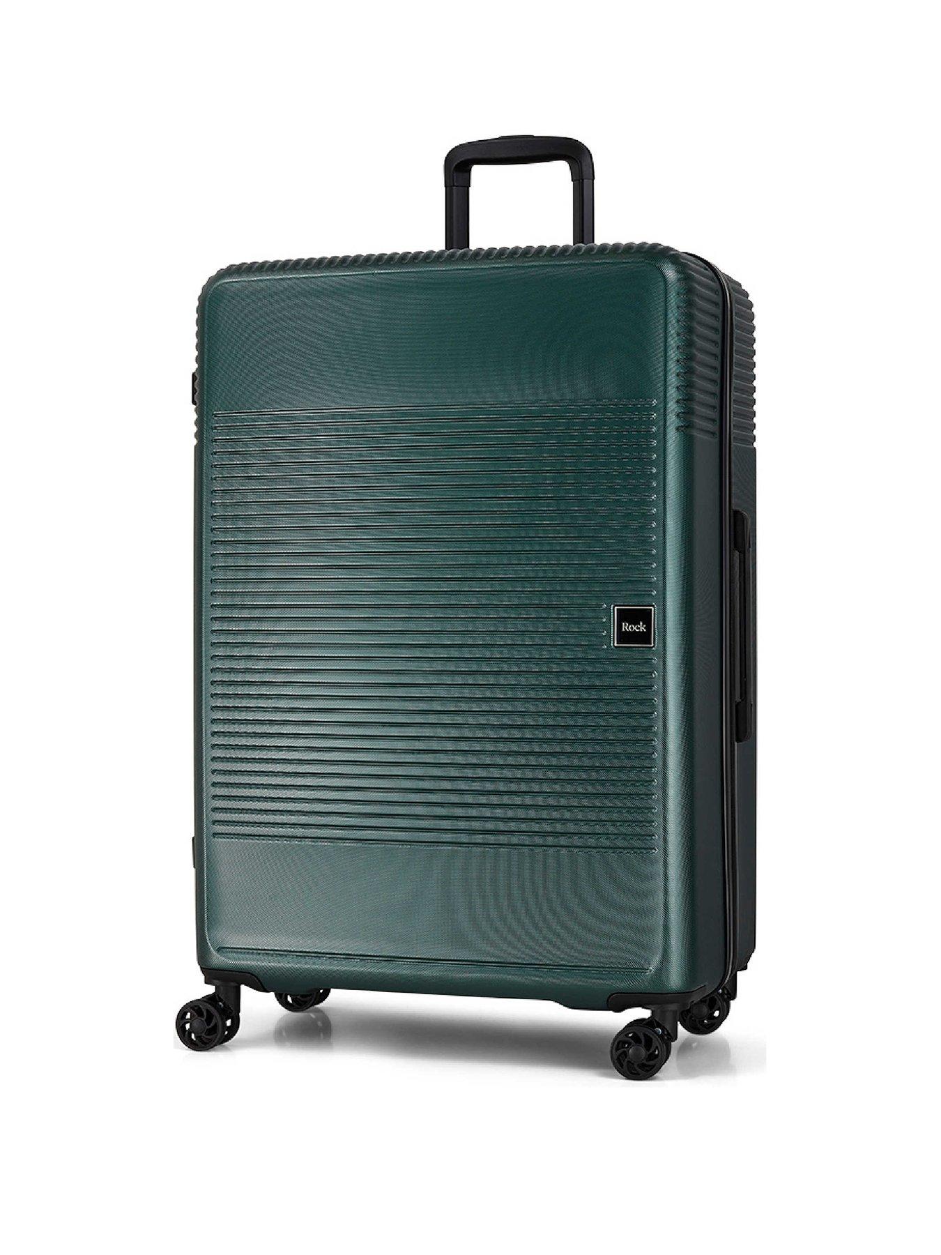 Image 1 of 4 of Rock Luggage Lincoln Green Large Suitcase
