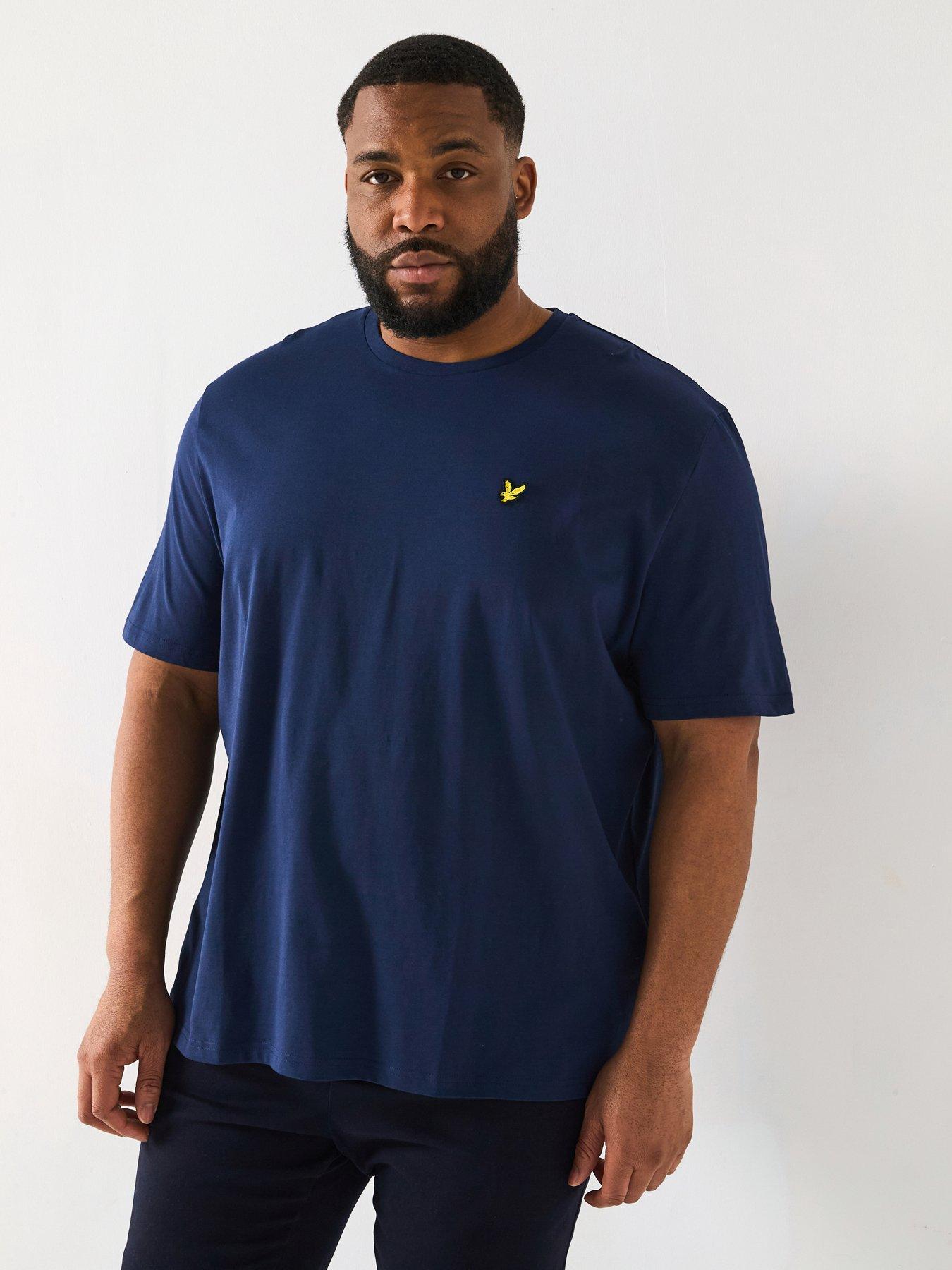 undefined Lyle  &  Scott Big  &  Tall Plain T-shirt -navy